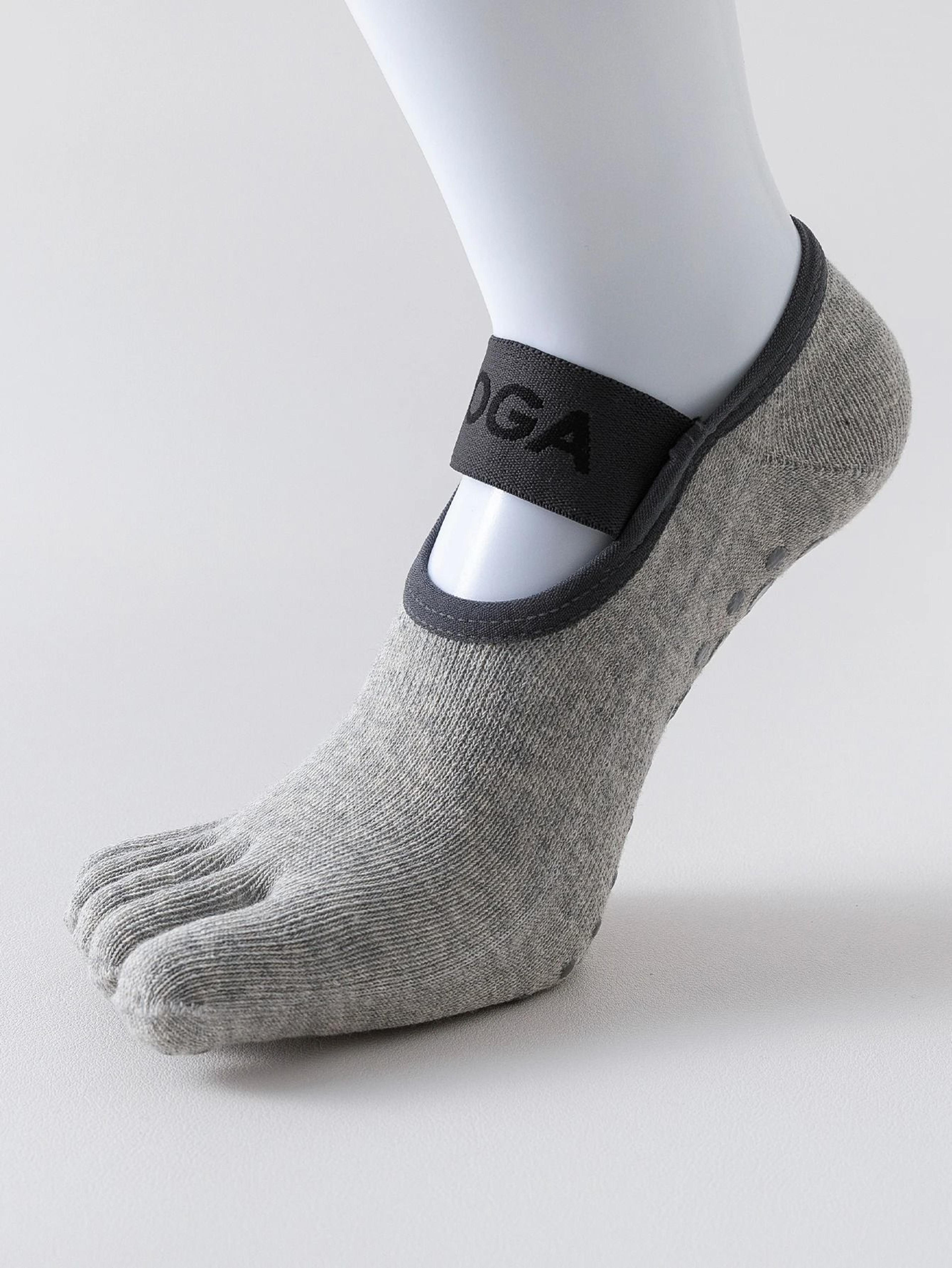 Women Five Finger Non Slip Yoga Pilates Socks 8