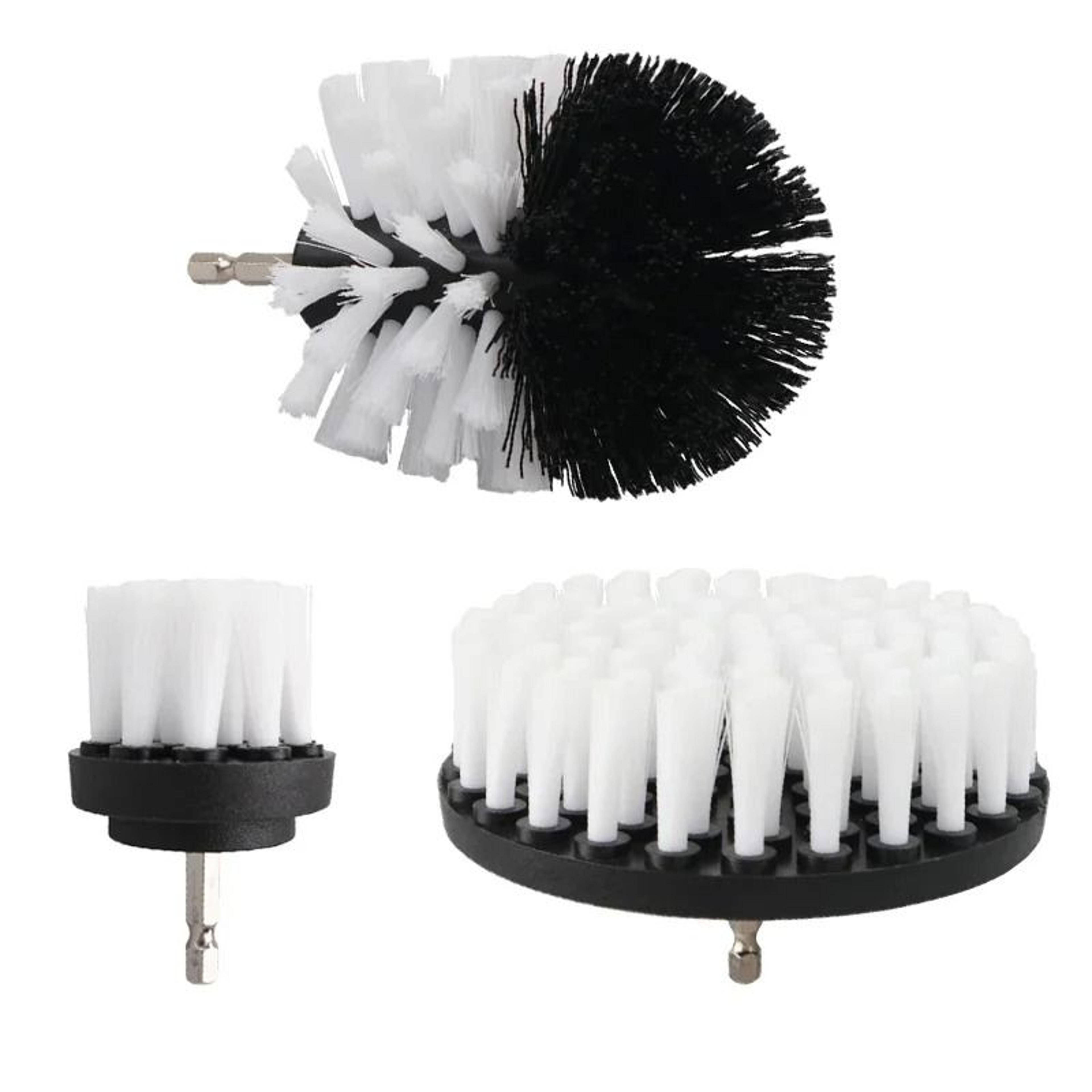 Adjustable Brush Attachment Set For Power Scrubber And Car Polisher Cleaning Kit 11