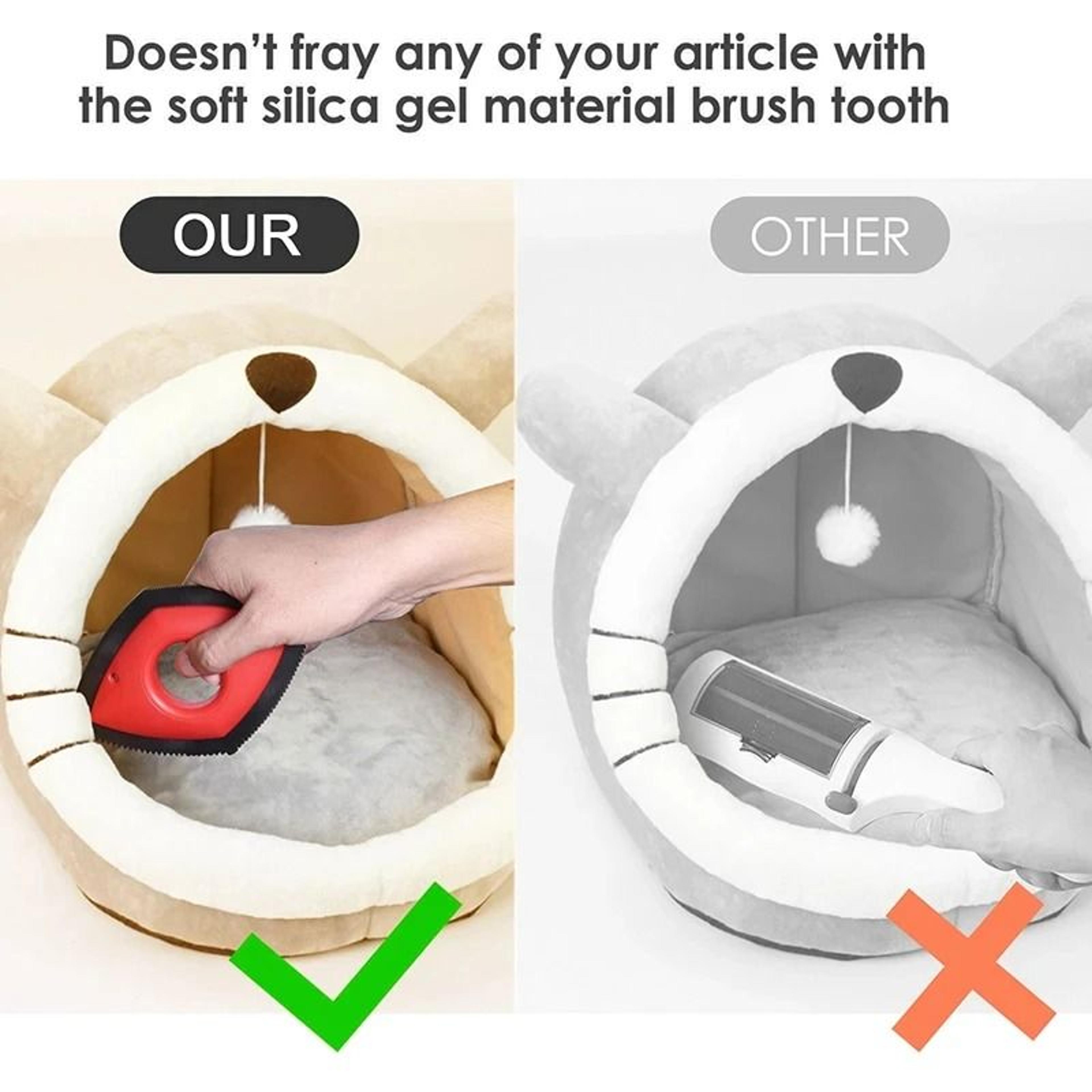 Four Mode Pet Hair Remover Brush For Dogs And Cats Multi Surface Cleaning Tool 4