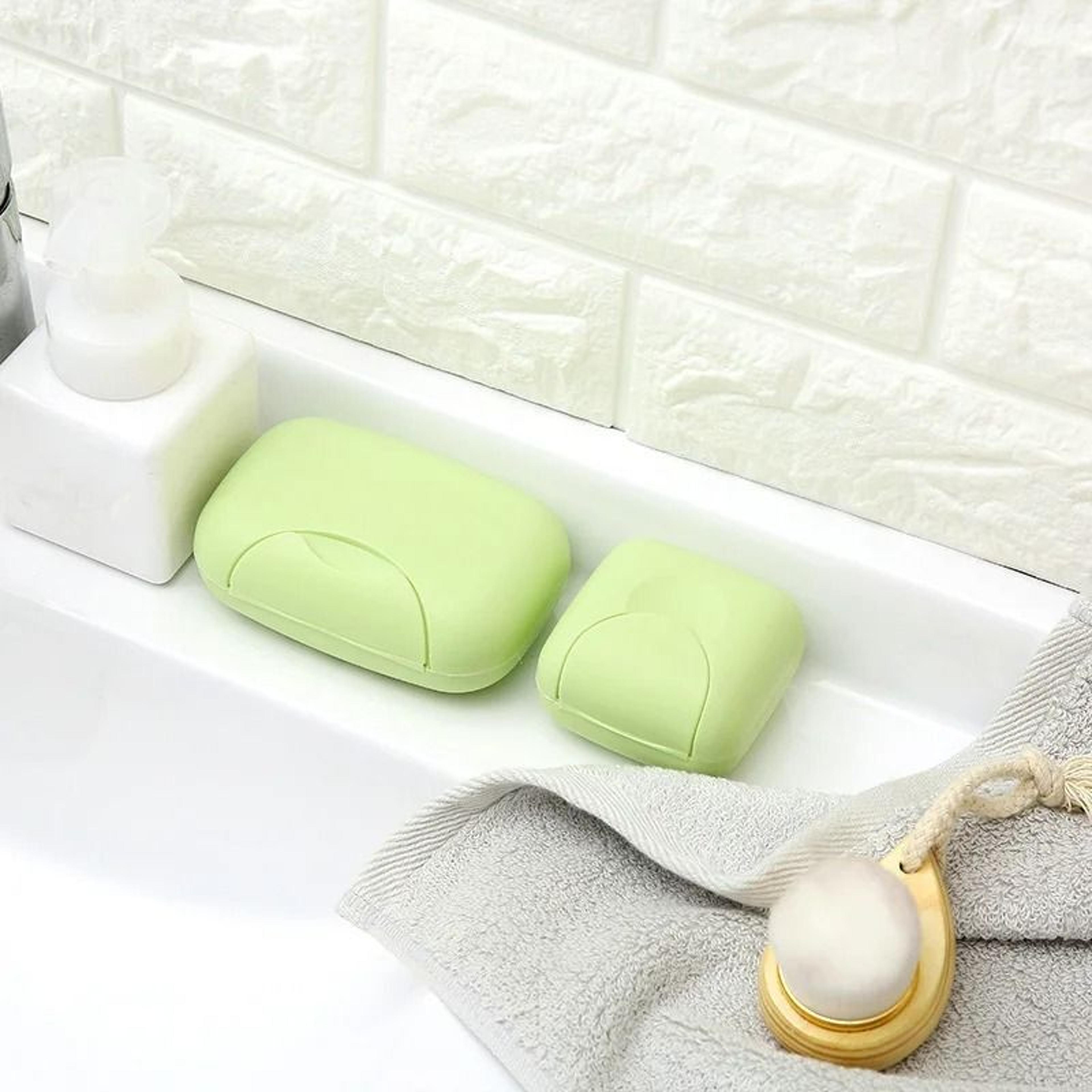 Portable Travel Soap Box With Cover For Home And Outdoor Use 5