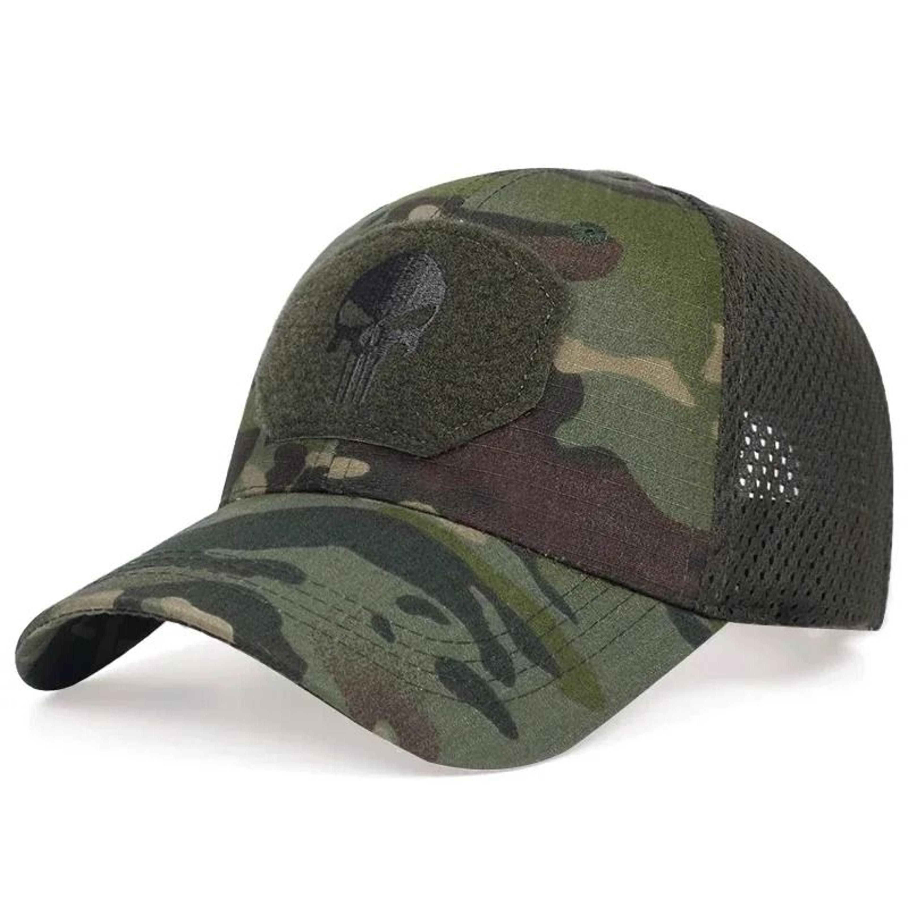 Skull Embroidered Baseball Cap Adjustable Outdoor Hat 12