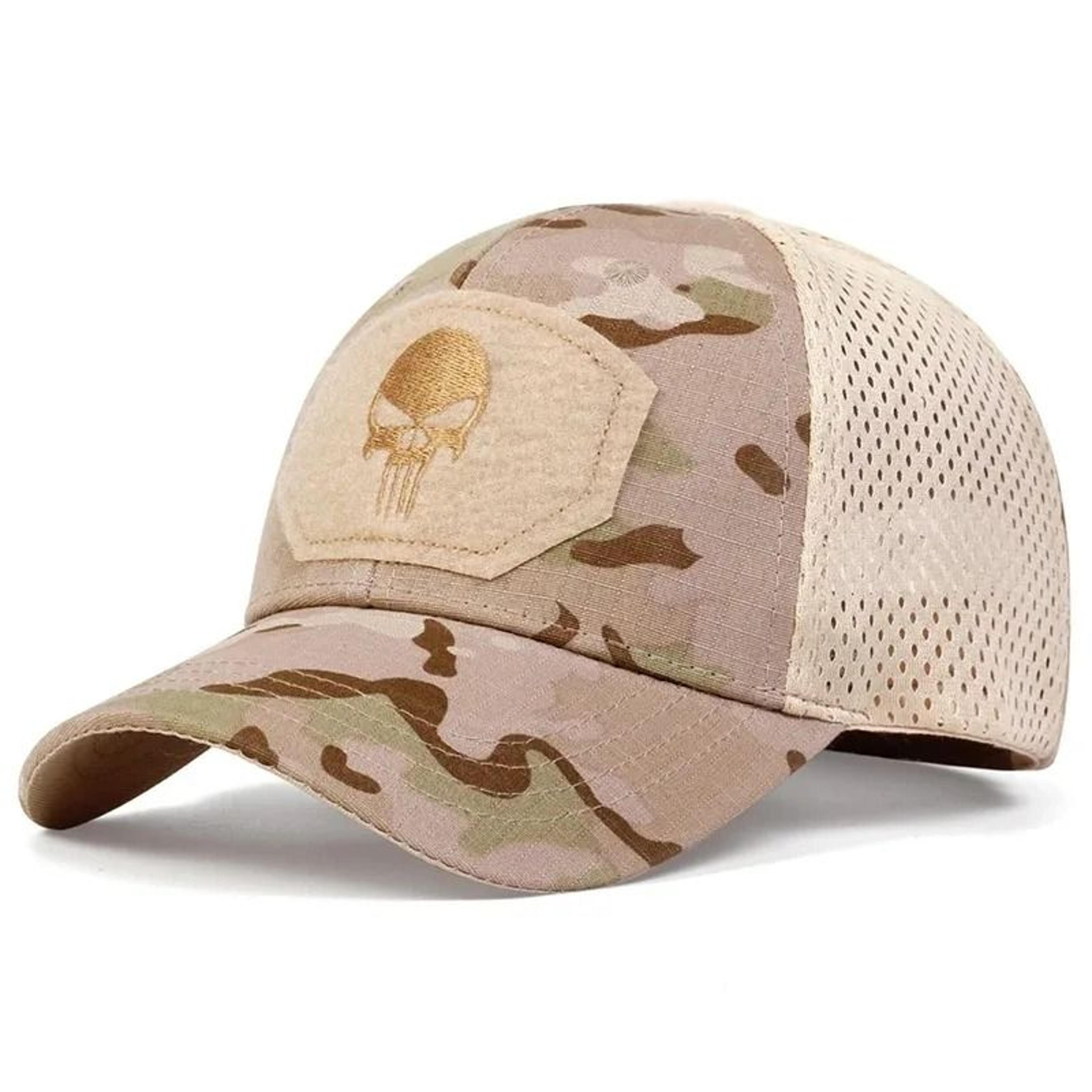 Skull Embroidered Baseball Cap Adjustable Outdoor Hat 14