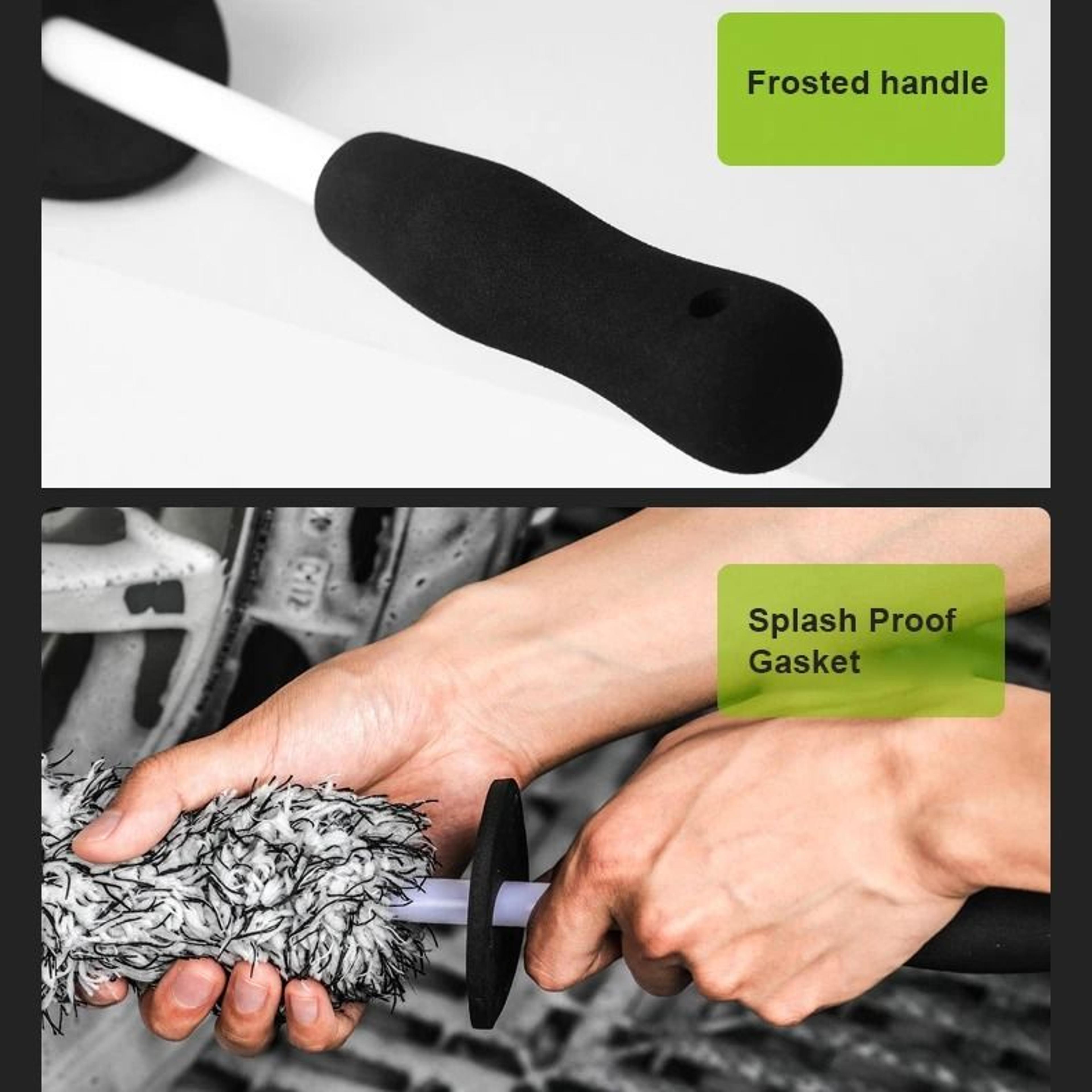 Car Wash Microfiber Wheels Brush Mitt Ultra Soft Non Slip Glove For Vehicle Cleaning 3