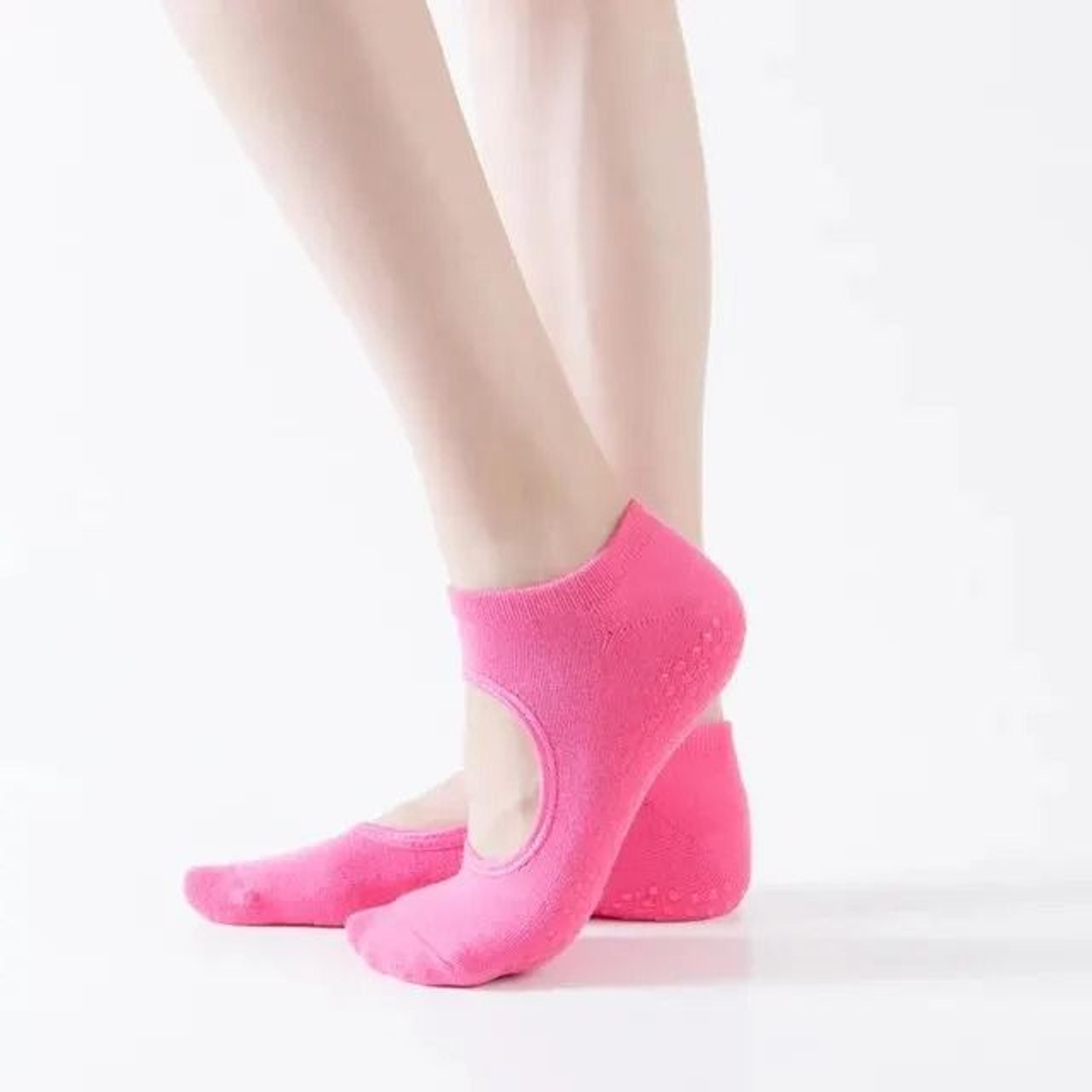 Backless Non Slip Fitness Yoga Socks For Women 6