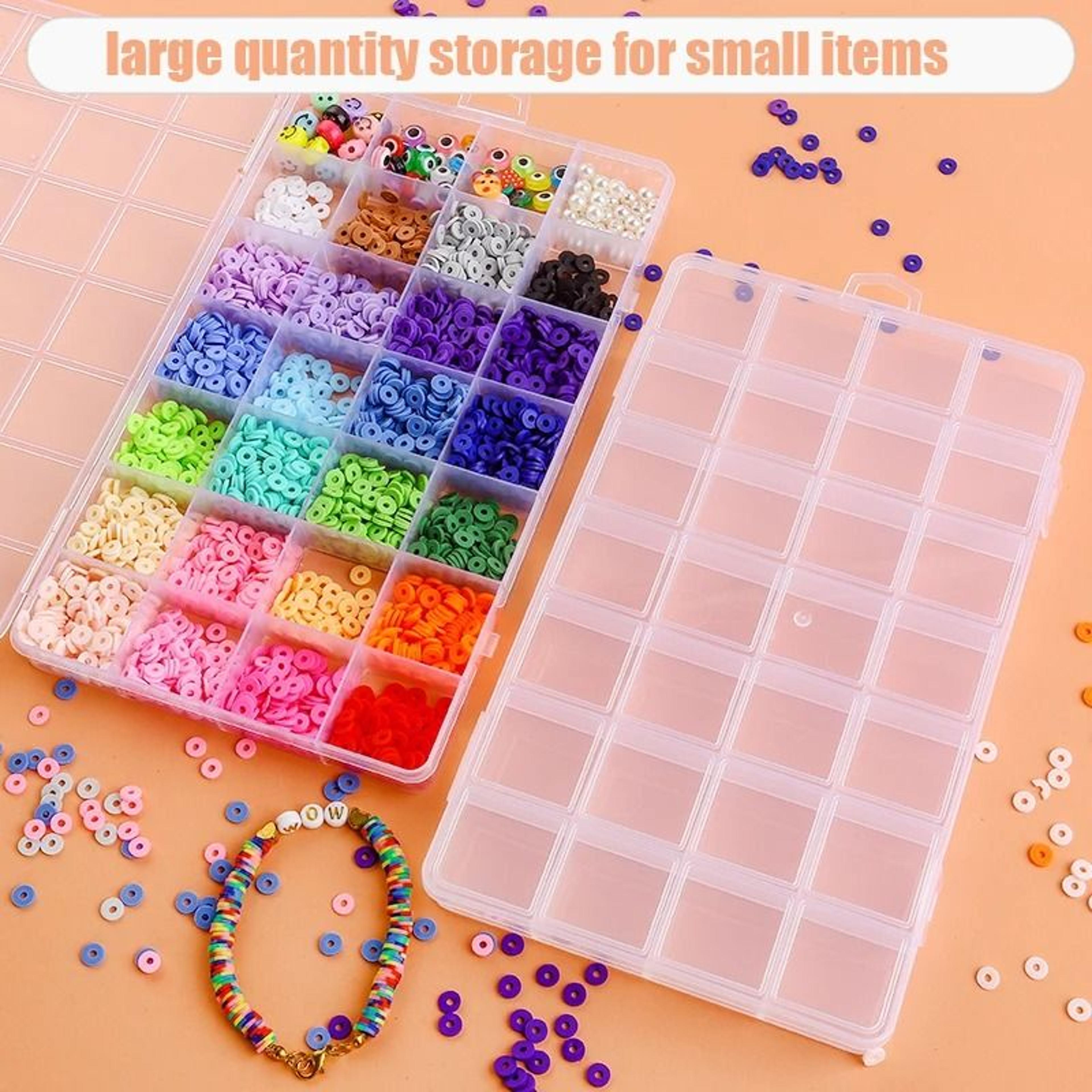 Clear Plastic Organizer Box For Jewelry Earrings And Beads 4