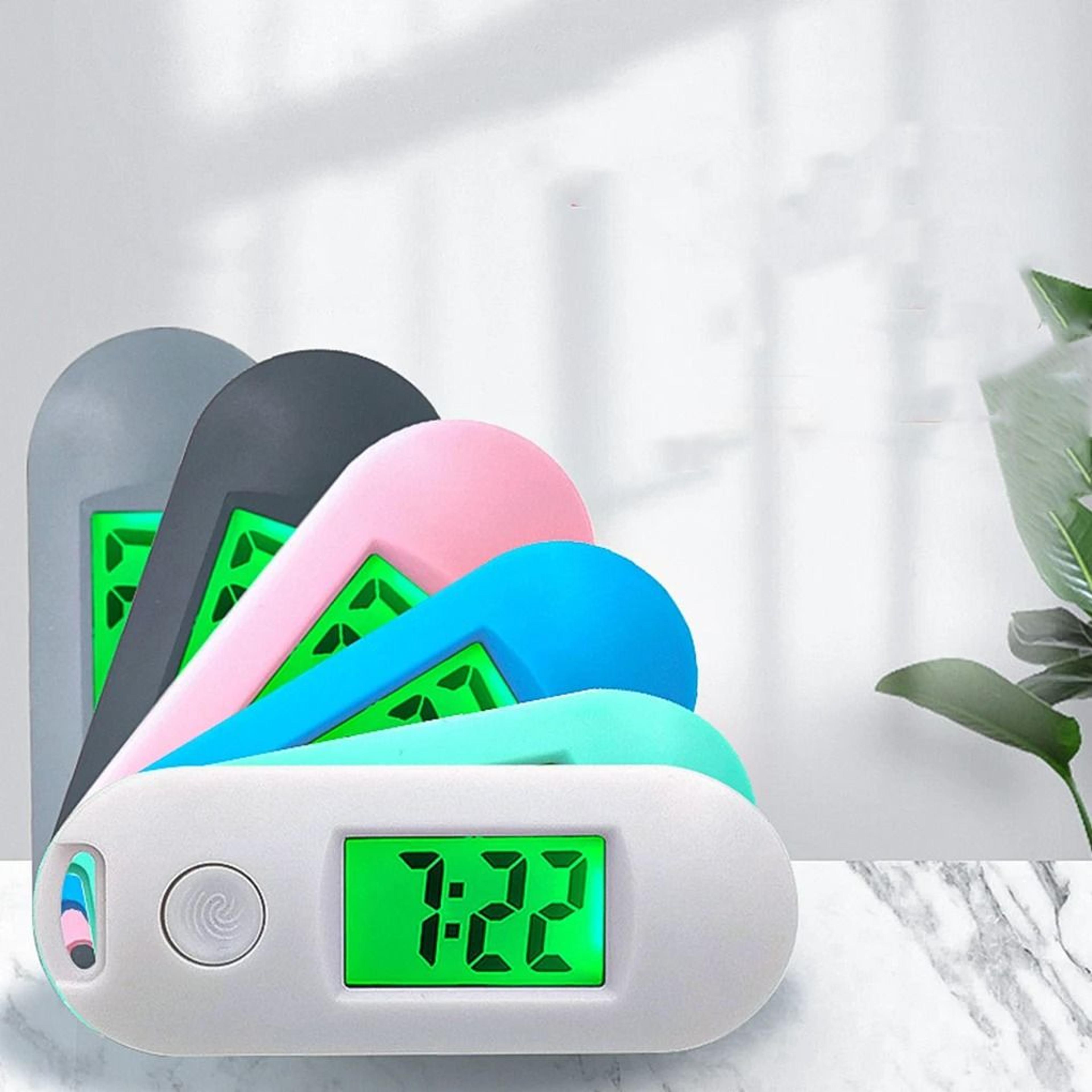 Mini Keychain Luminous Digital Pocket Watch 0