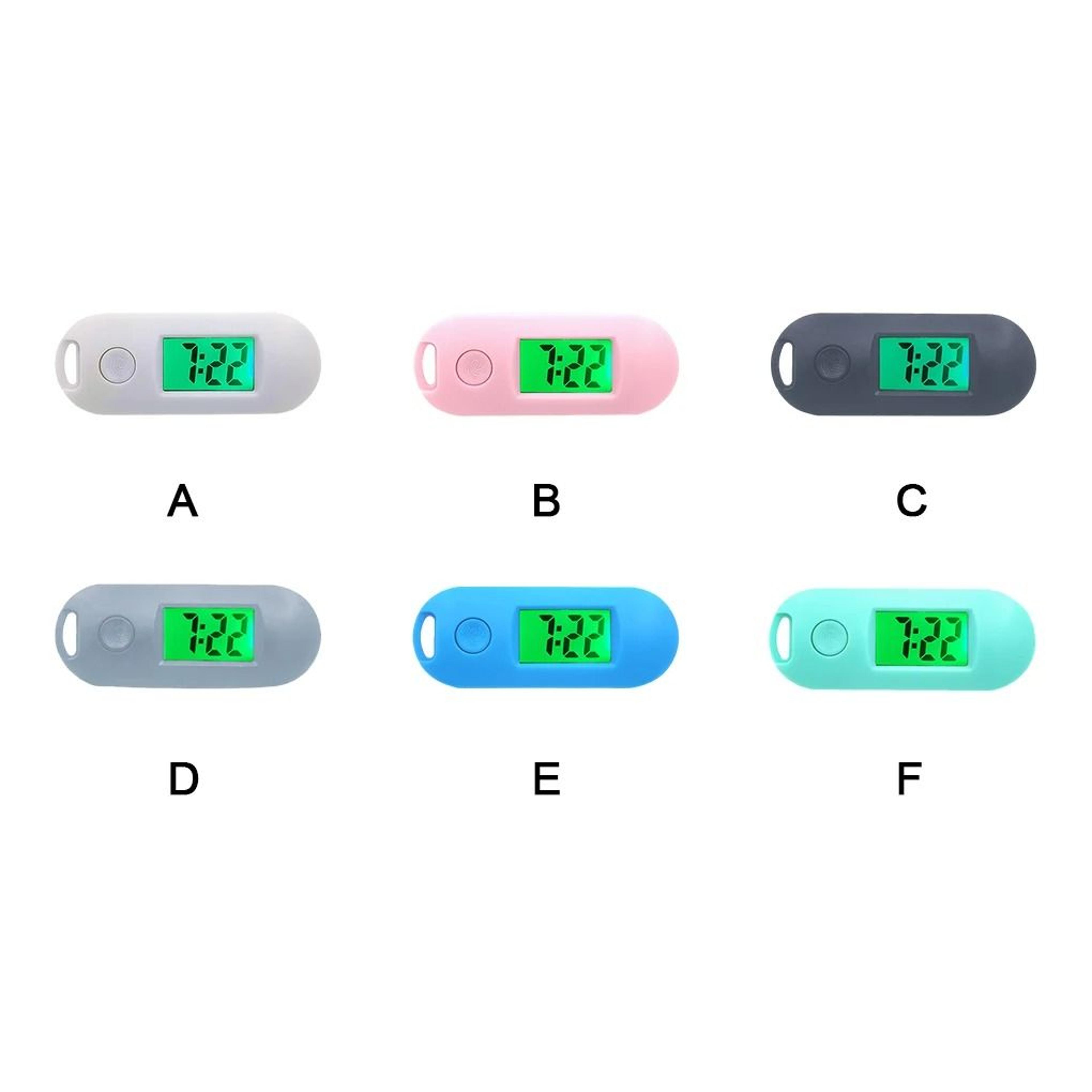 Mini Keychain Luminous Digital Pocket Watch 4