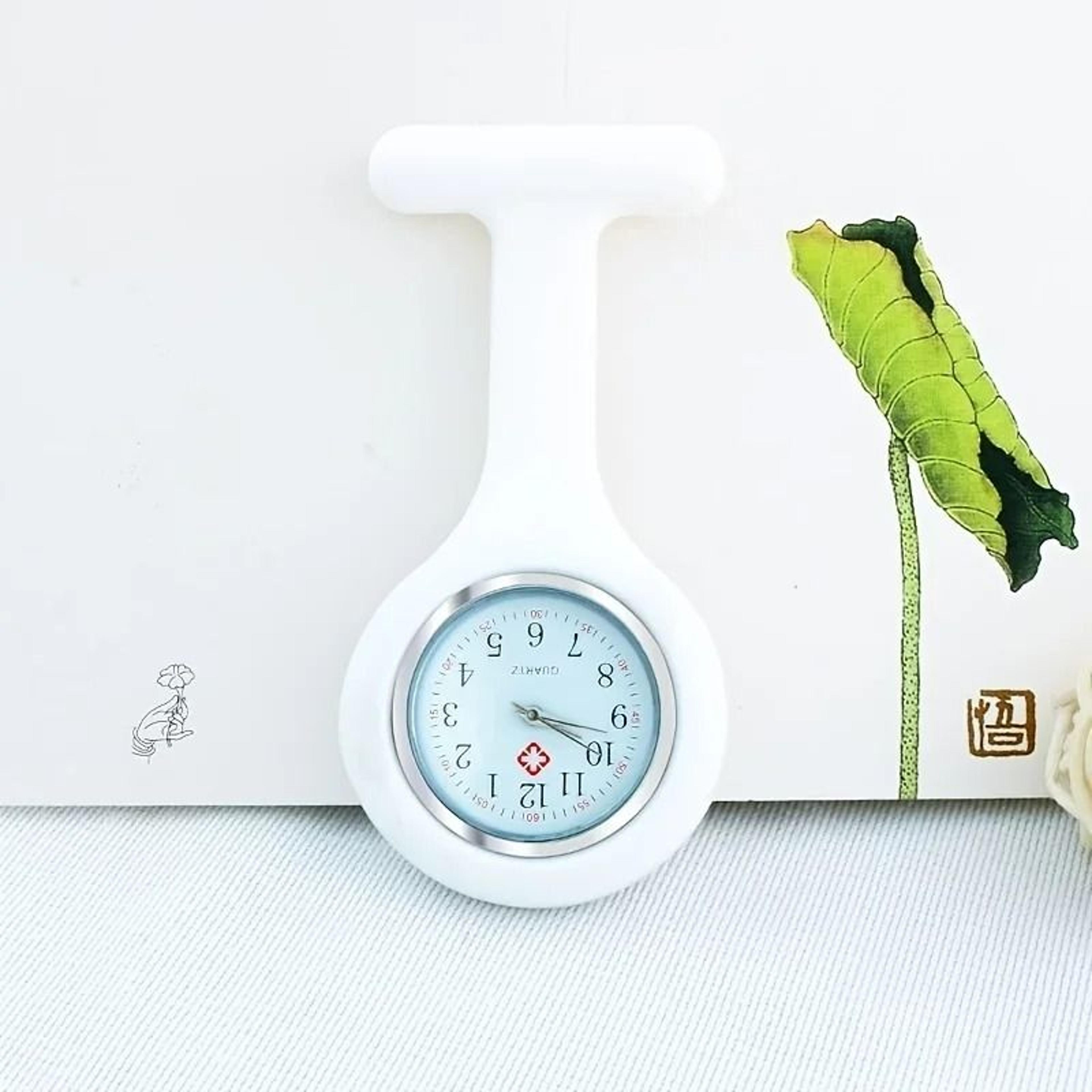 Silicone Nurse Pocket Watch Simple Fashionable  Portable 1