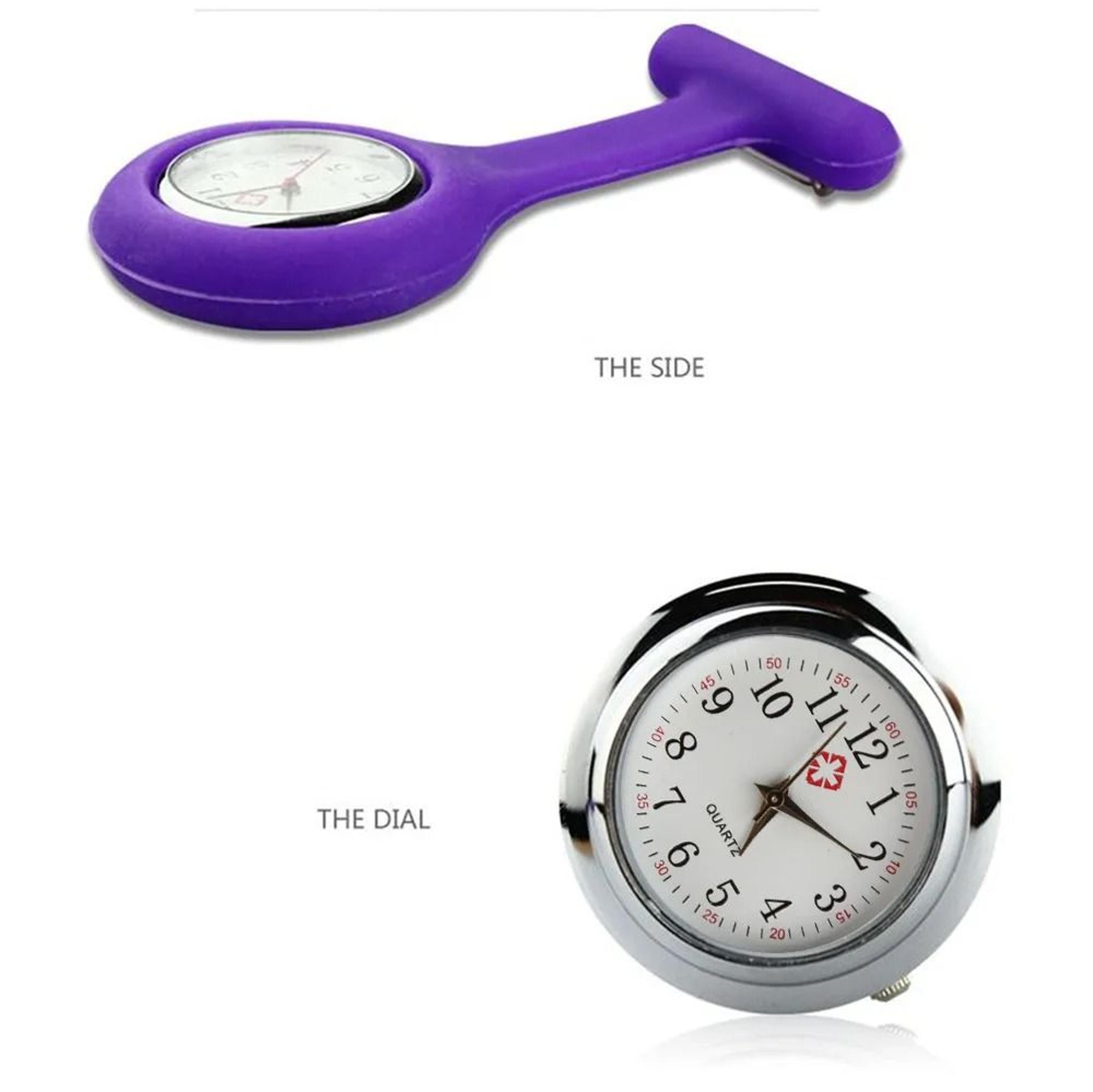 Silicone Nurse Pocket Watch Simple Fashionable  Portable 12