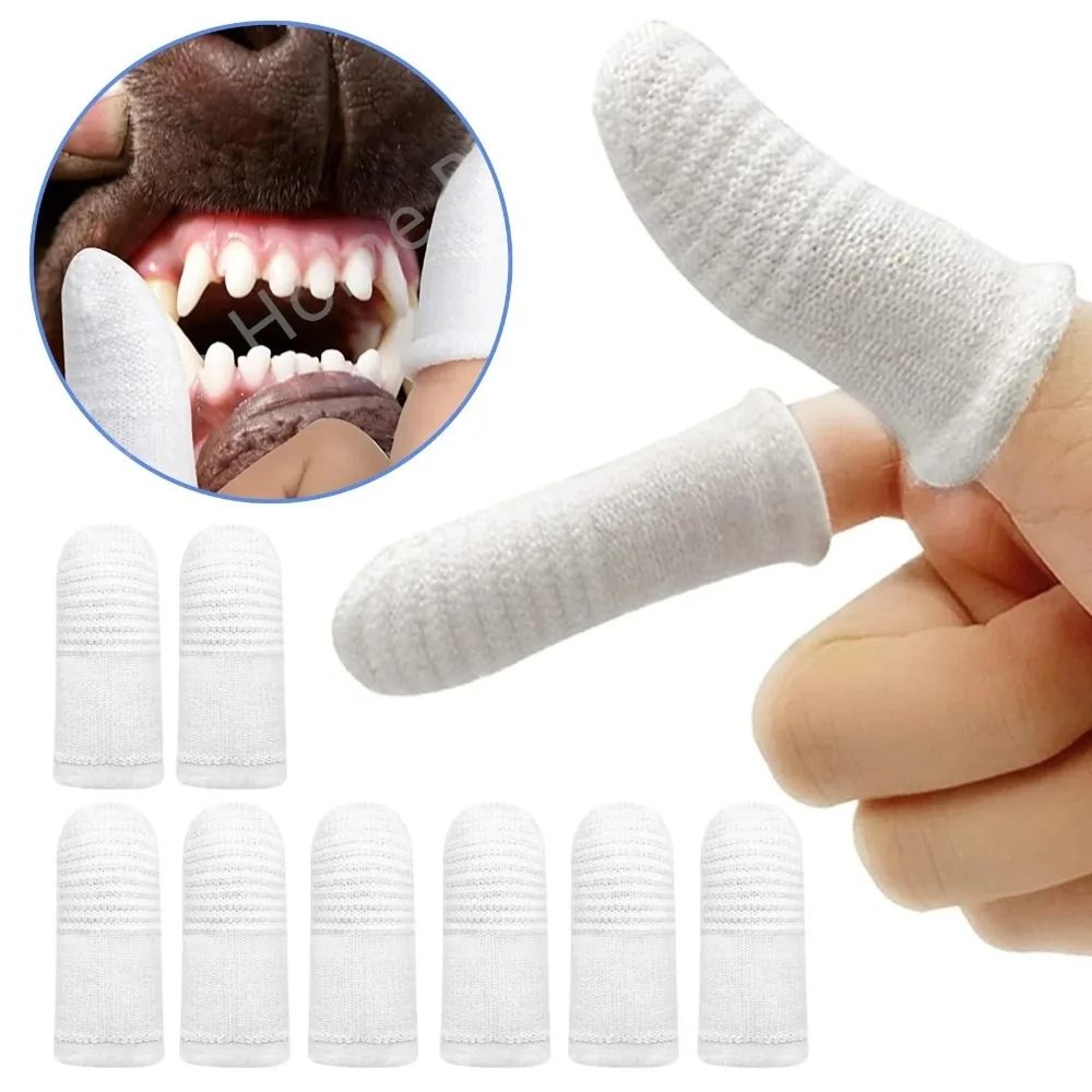 Pet Two Finger Toothbrush For Cats And Dogs Oral Care 0