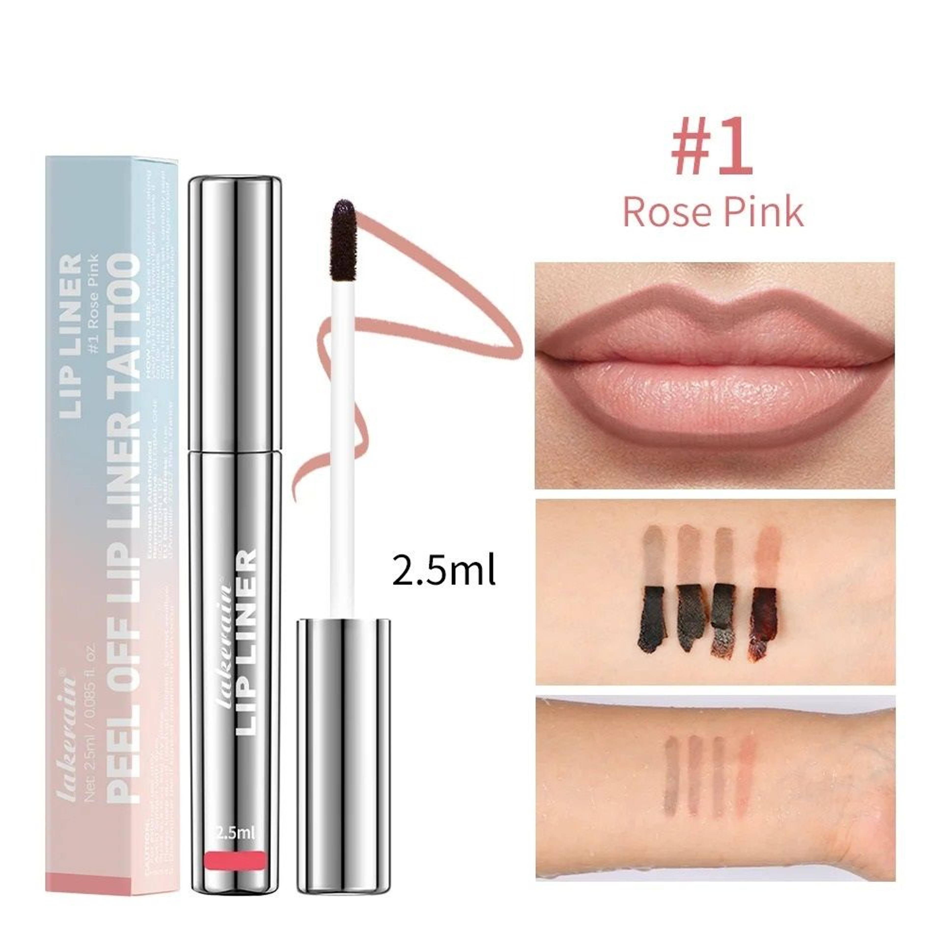 Waterproof Peel Off Tattoo Lip Liner And Lip Tint 7