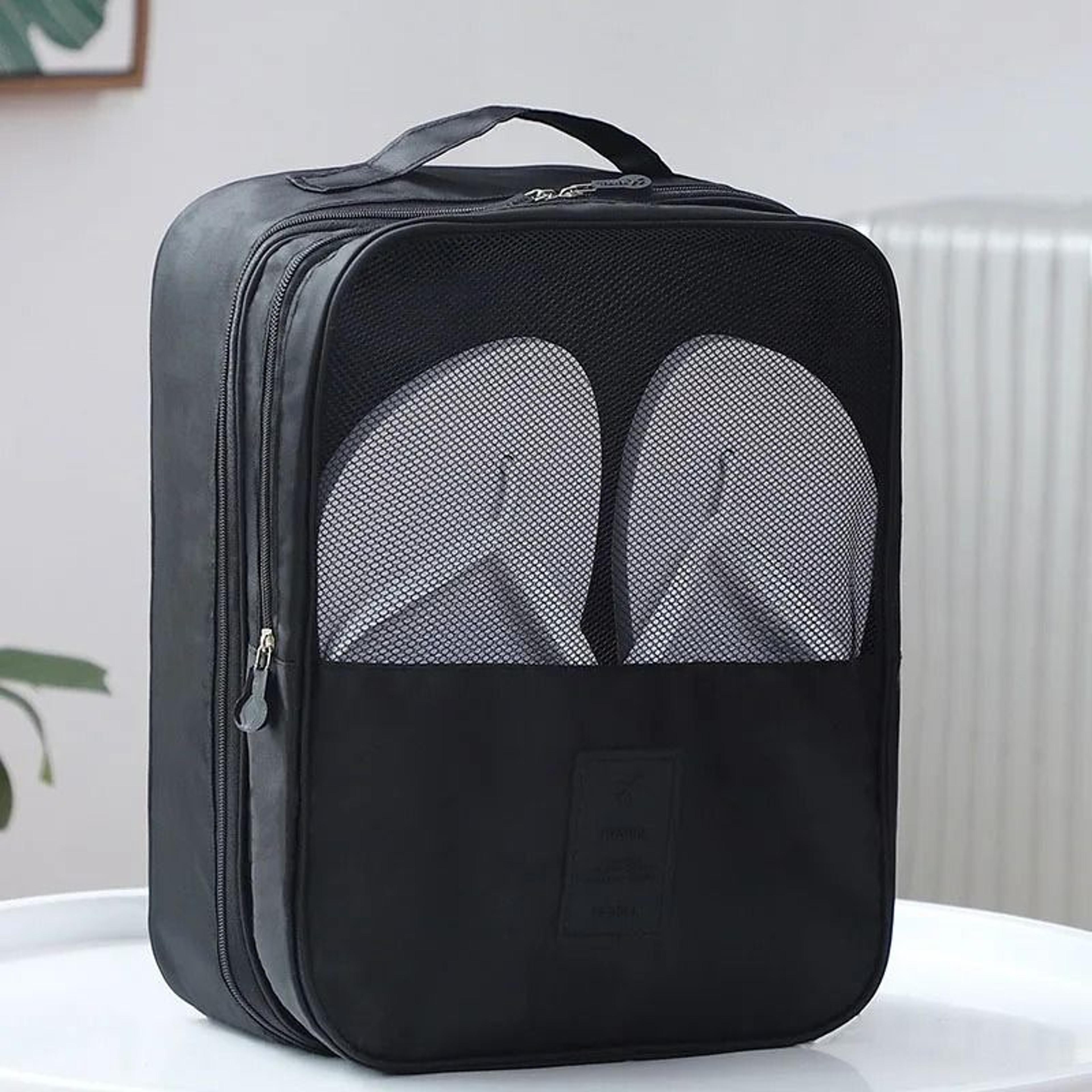 portable travel shoe bag and clothing organizer multifunction storage bag