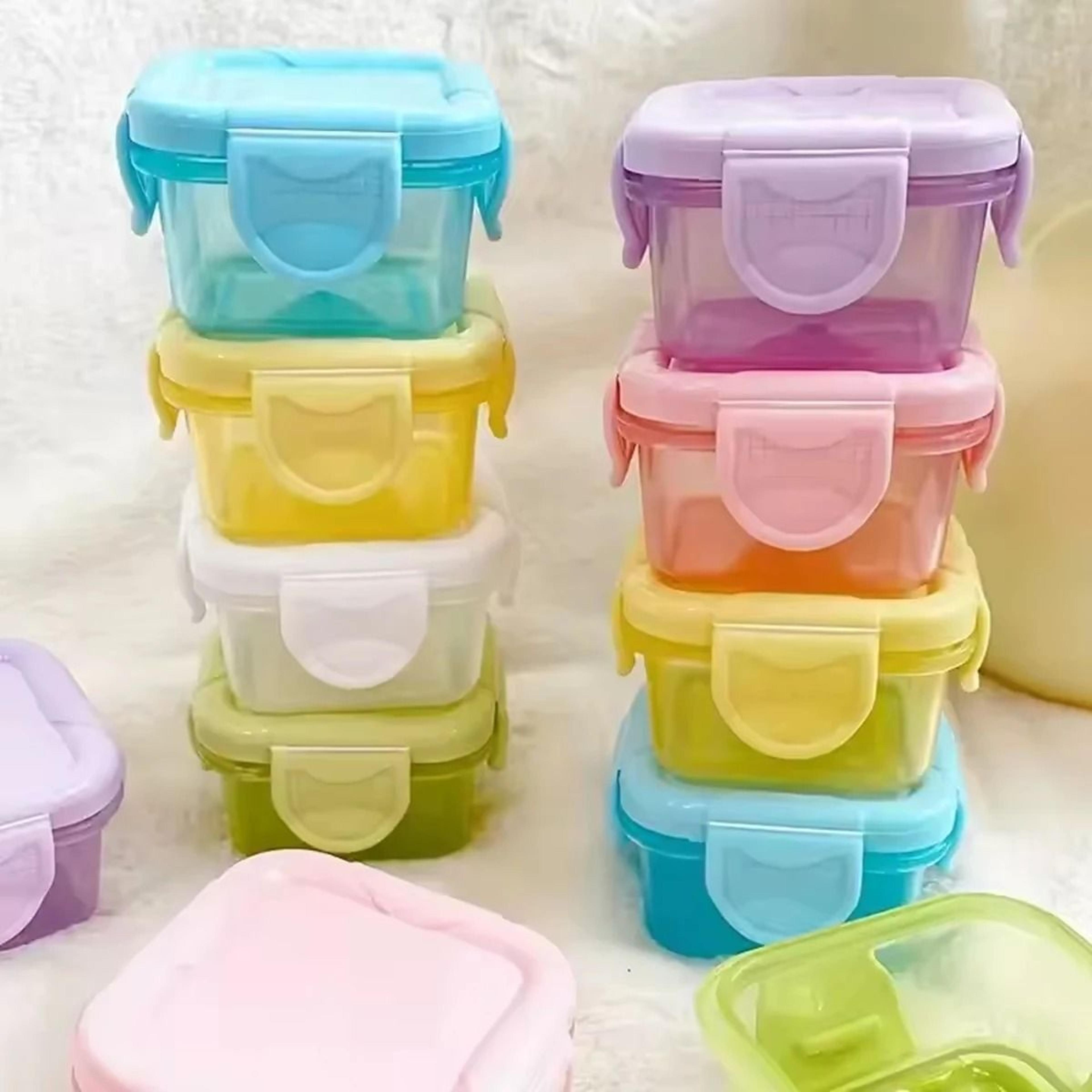 Mini Food Storage Containers With Leakproof Lids 0