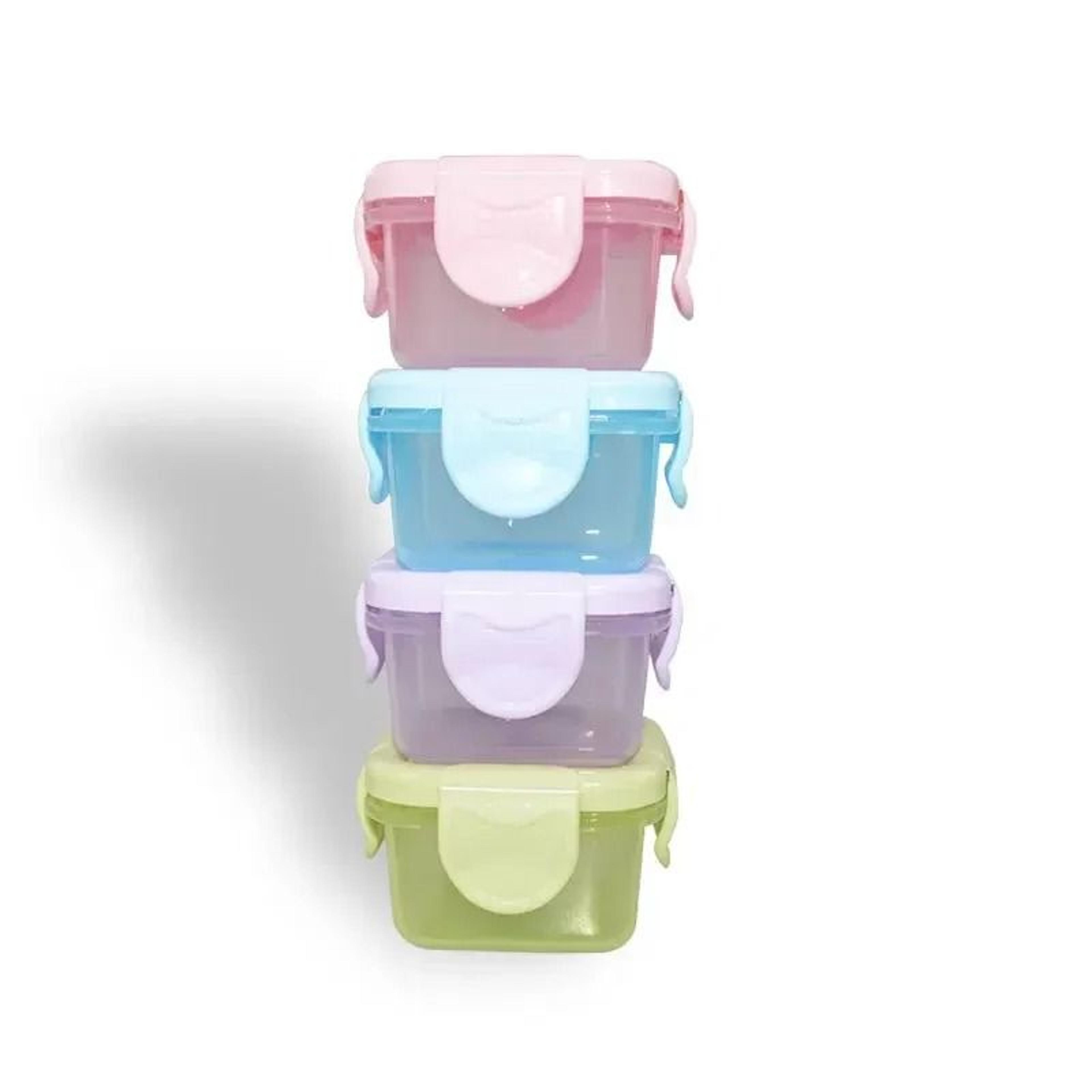 Mini Food Storage Containers With Leakproof Lids 6