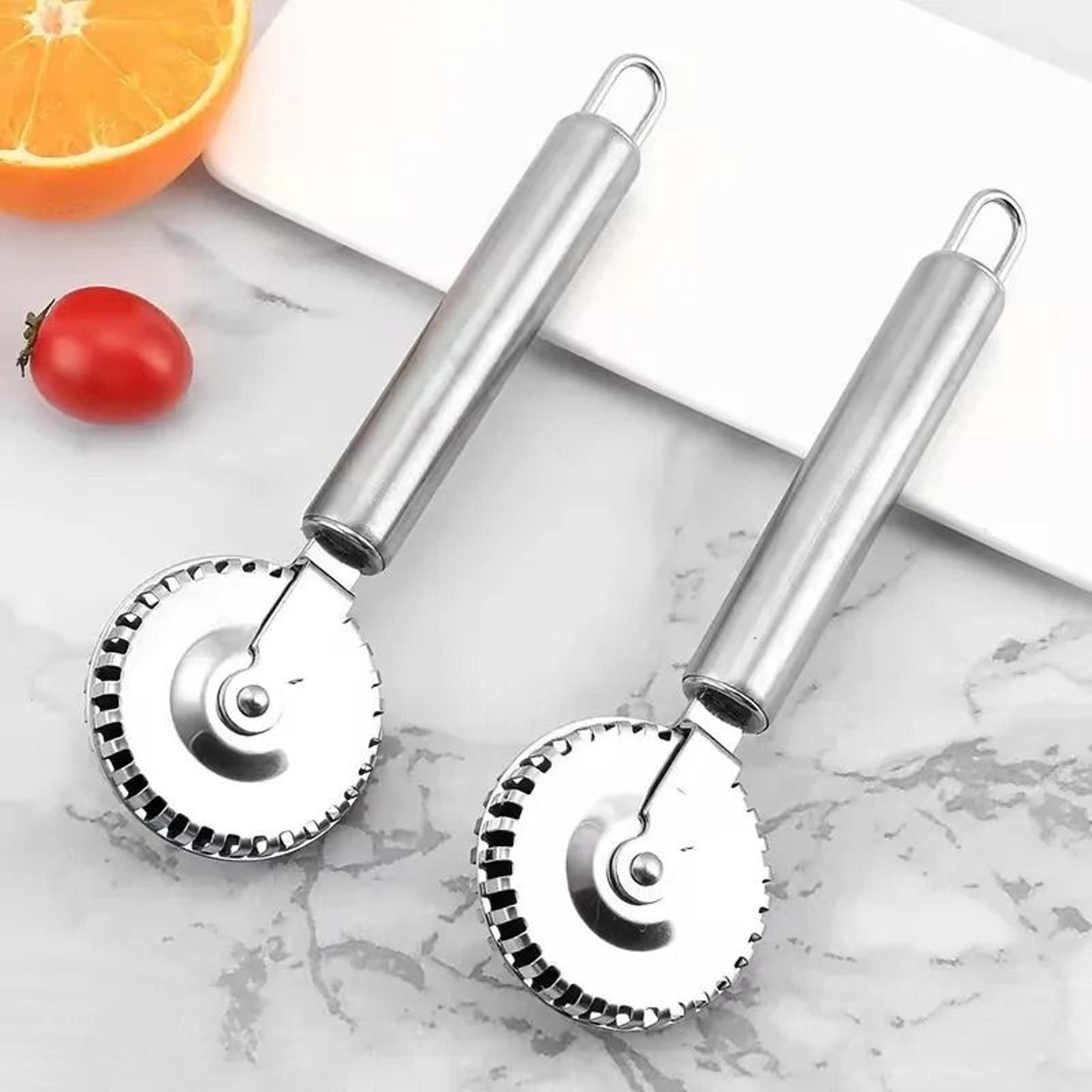 Stainless Steel Ravioli And Pastry Dough Cutter Wheel 2