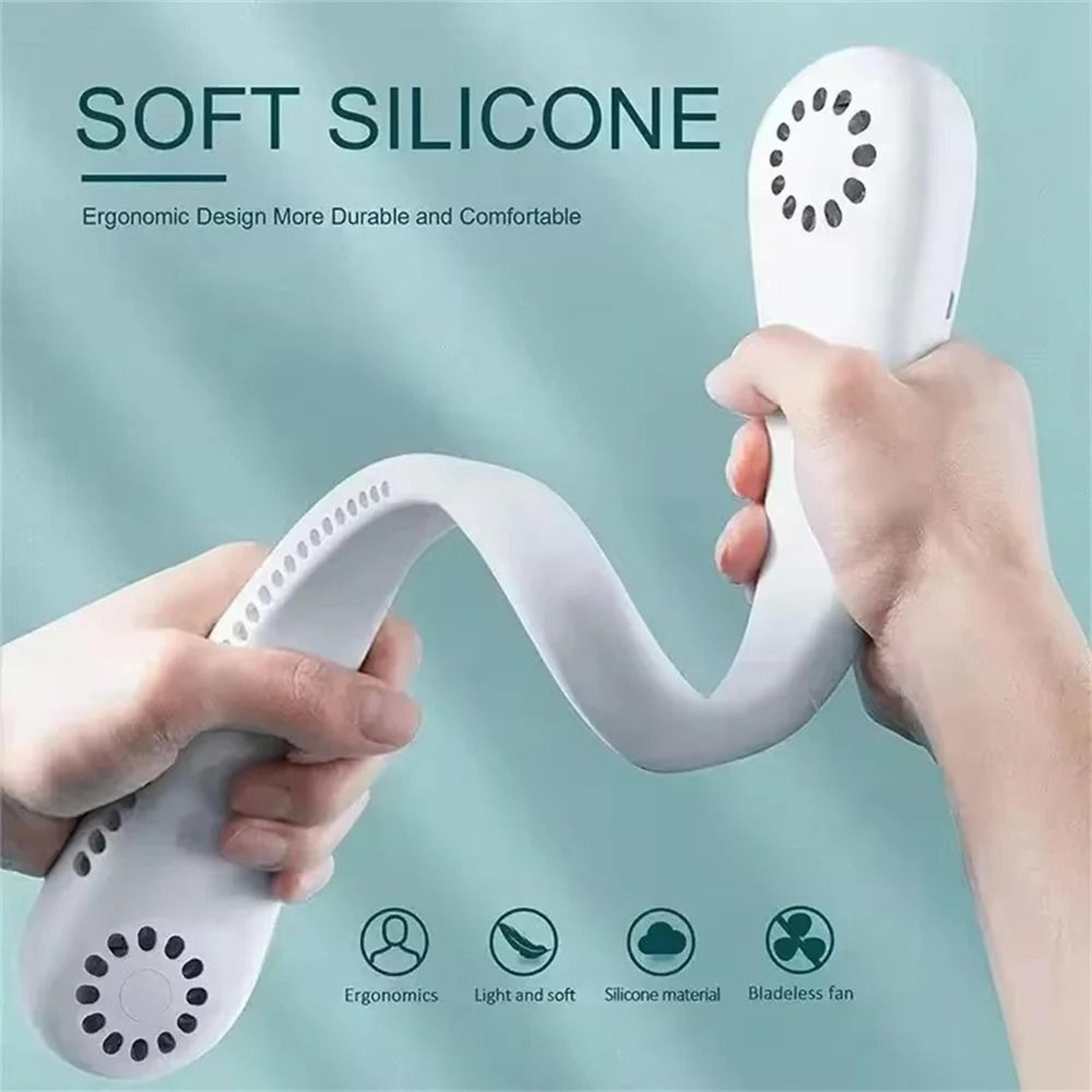 Portable Bladeless Neck Fan With Rechargeable Battery 1