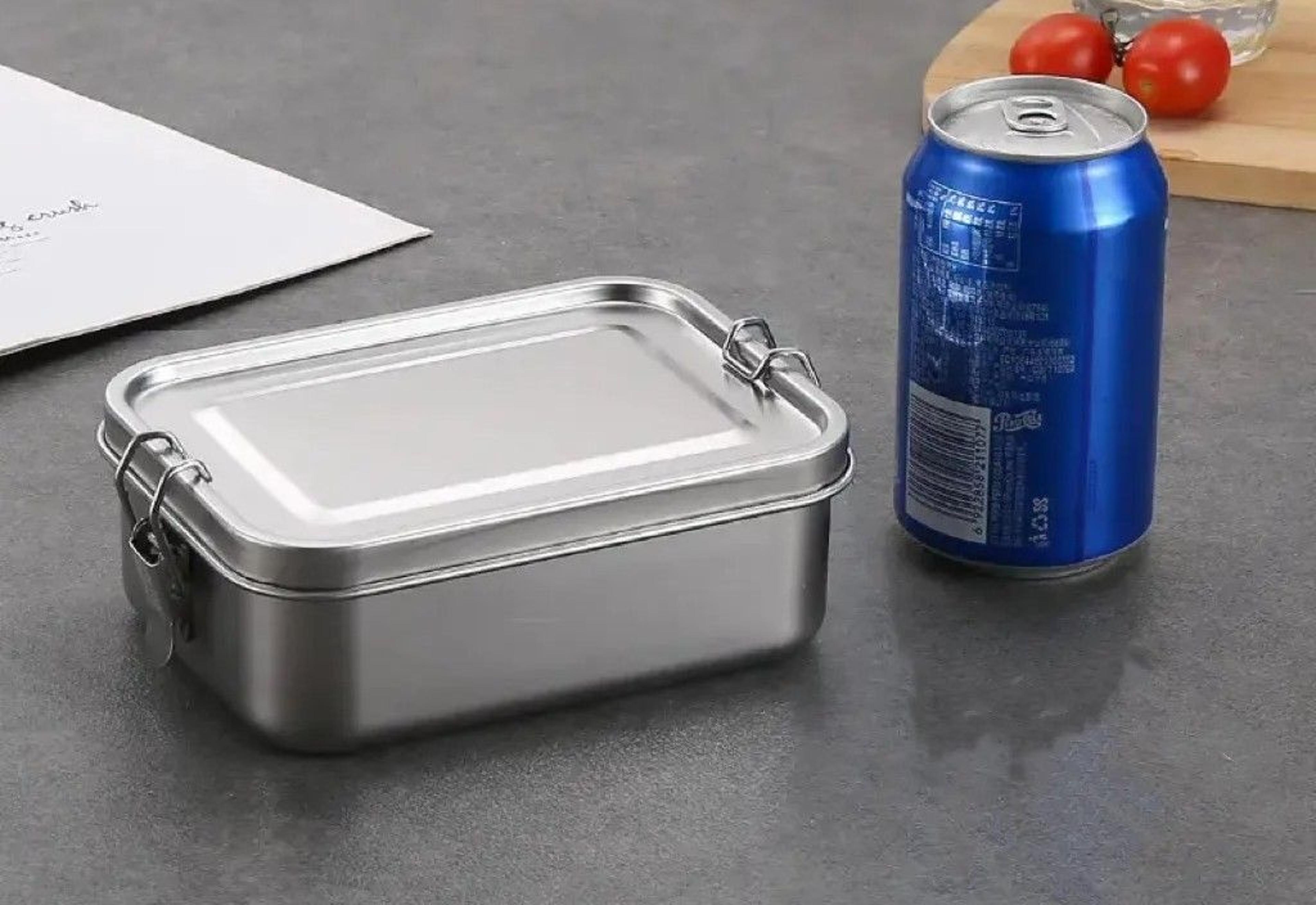 Leakproof Stainless Steel Bento Box With Lockable Clips 4