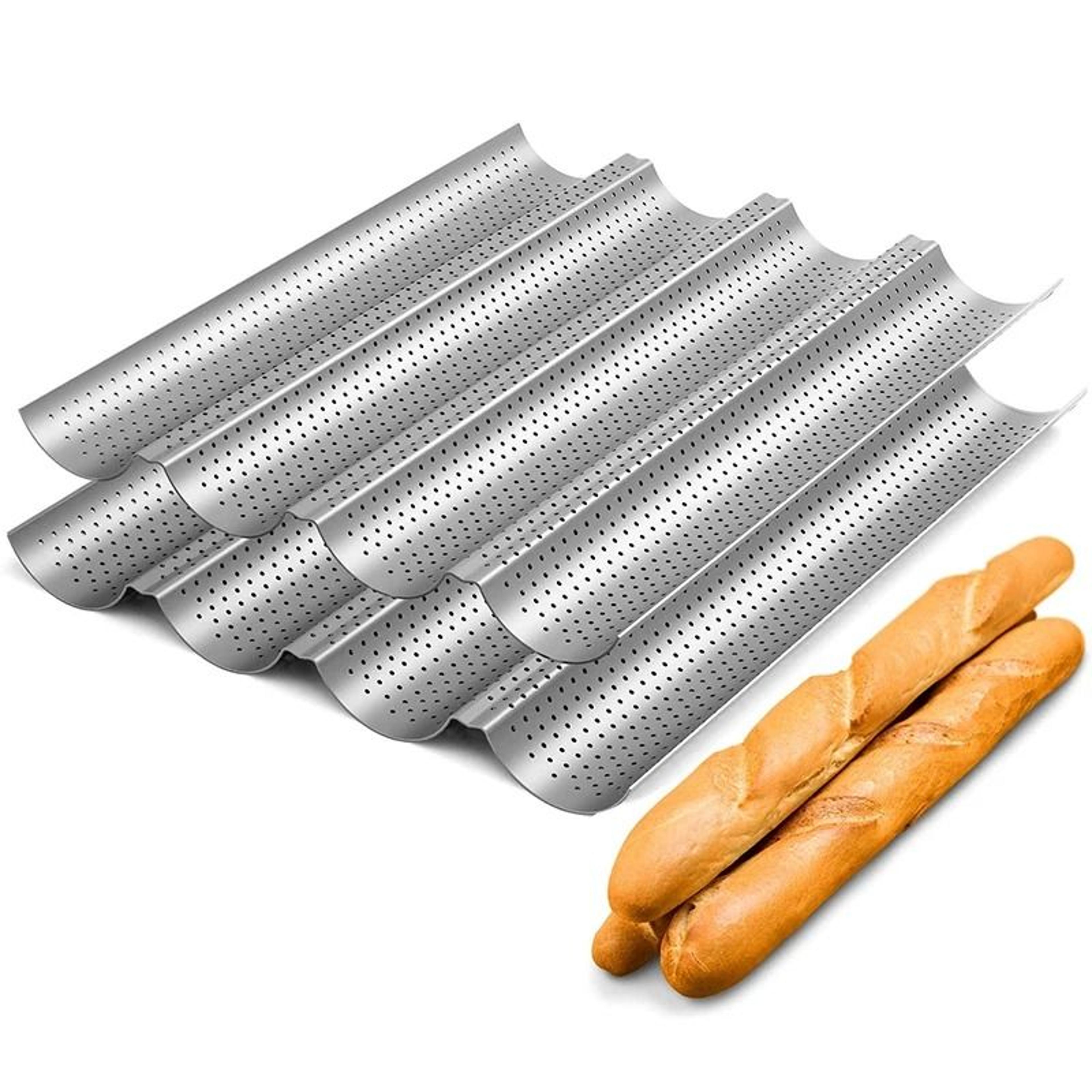 nonstick french bread baking pan for artisan loaves