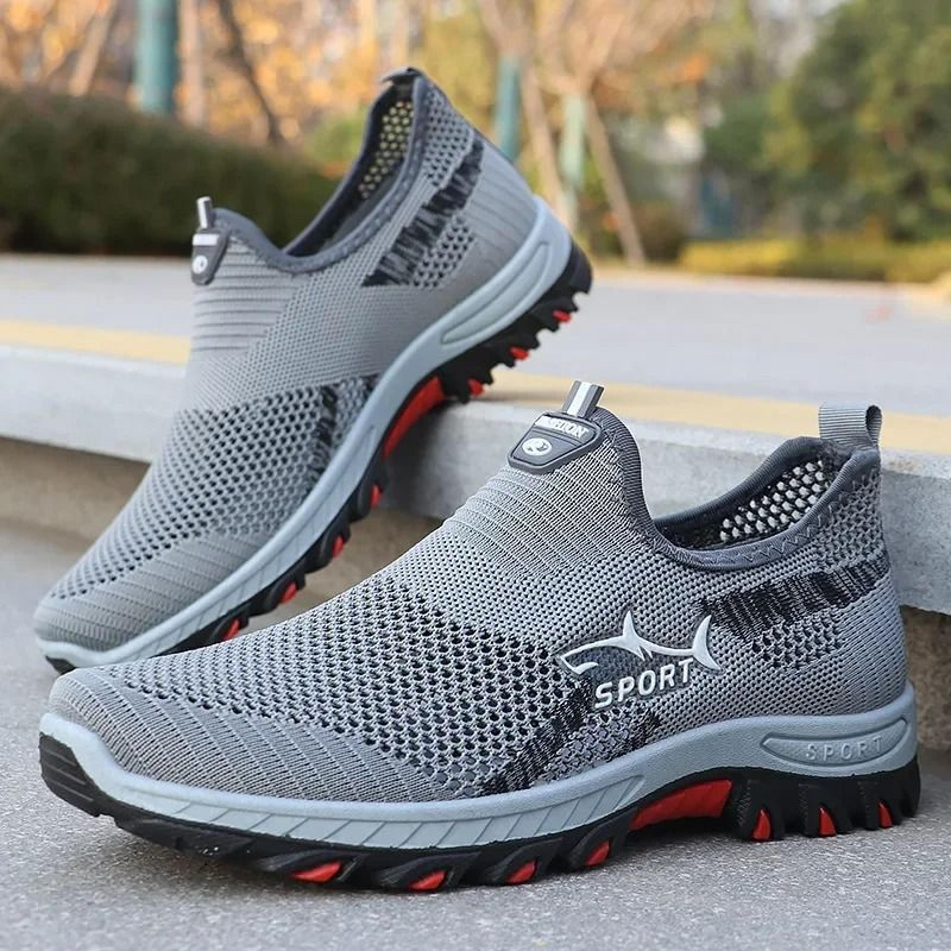 Breathable Mesh Summer Sneakers For Men Comfortable Lightweight Casual Sports Shoes 0