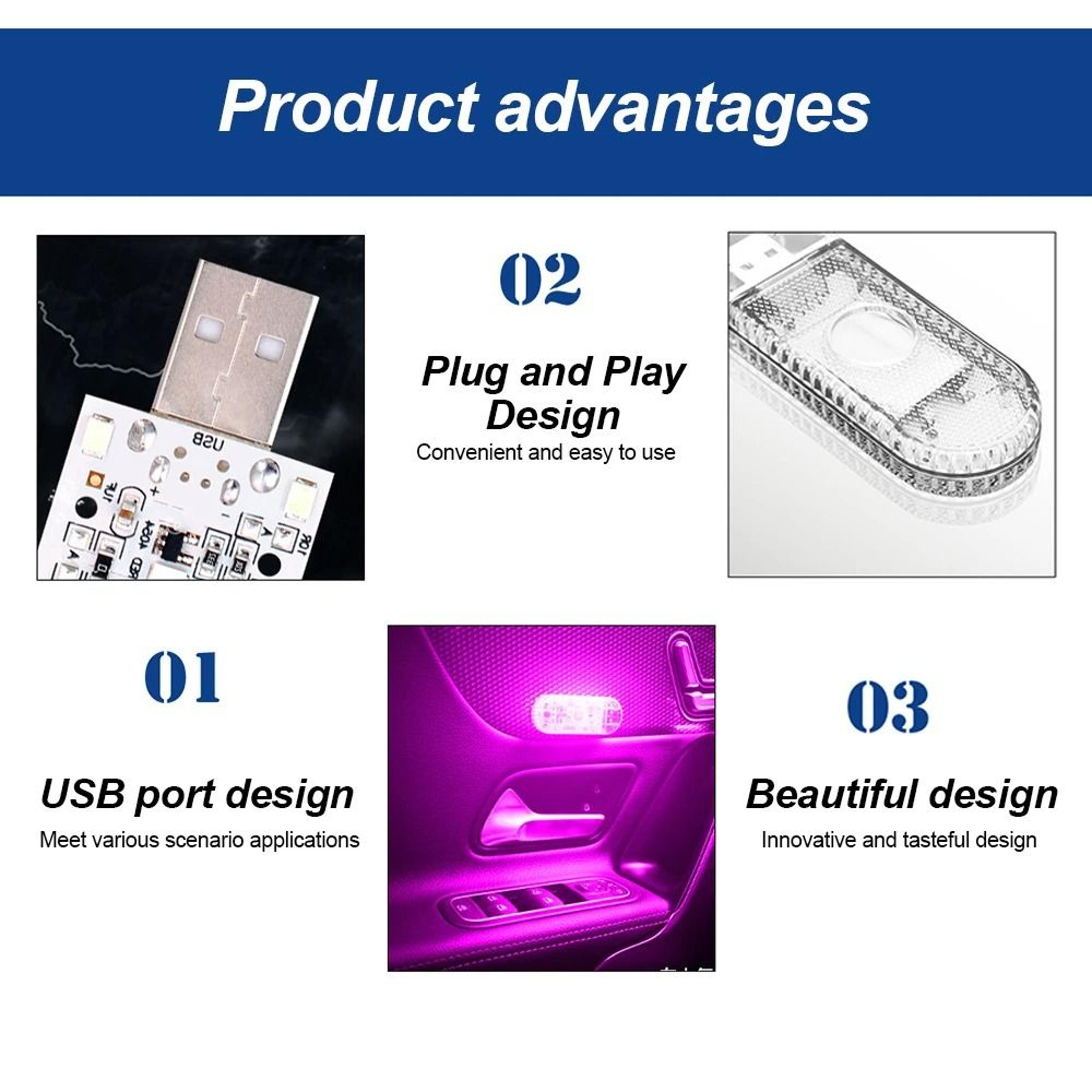 LED Car Touch Light For Interior Ambient Lighting 2