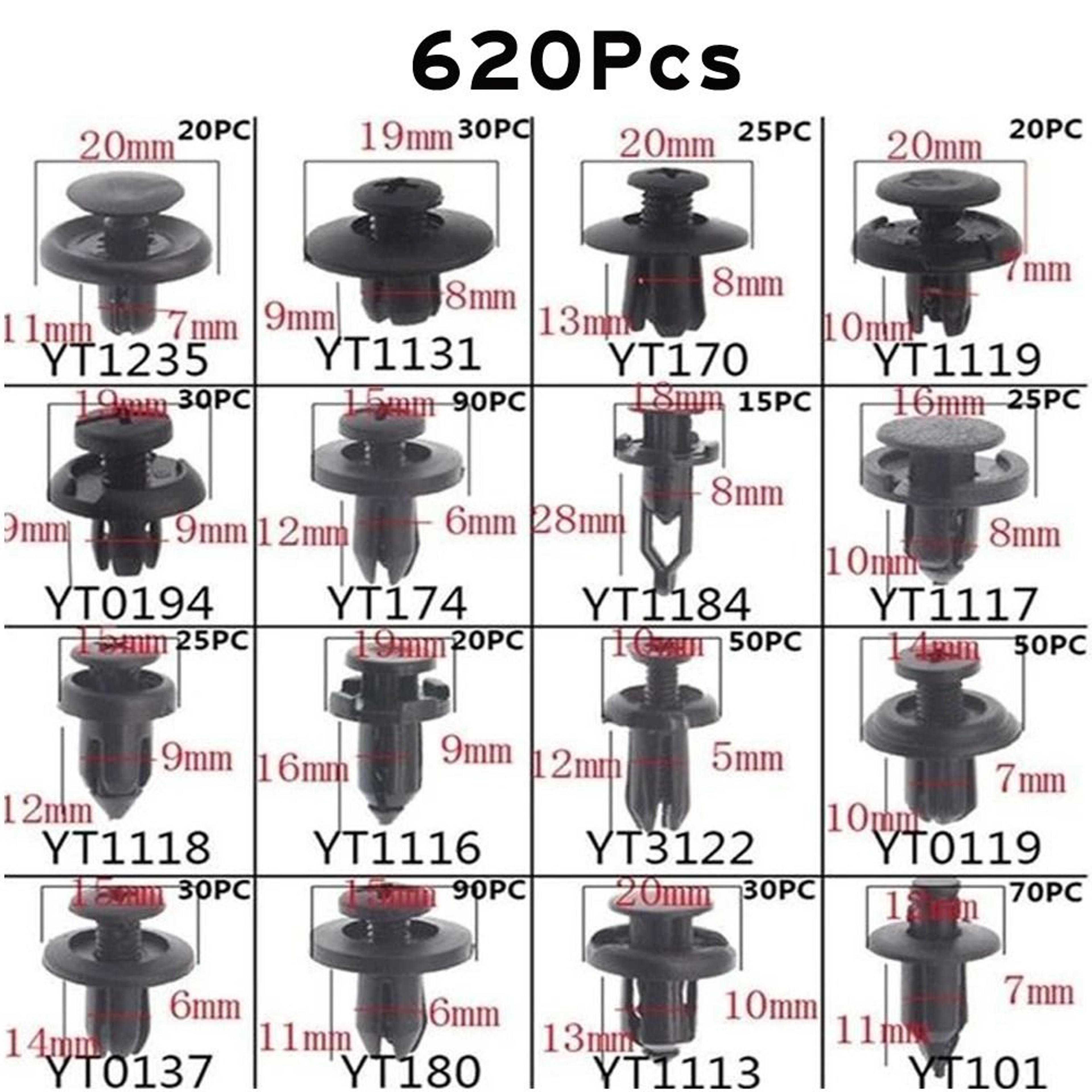 Car Plastic Retainer Clip Kit For Trim And Bumper Repair 1