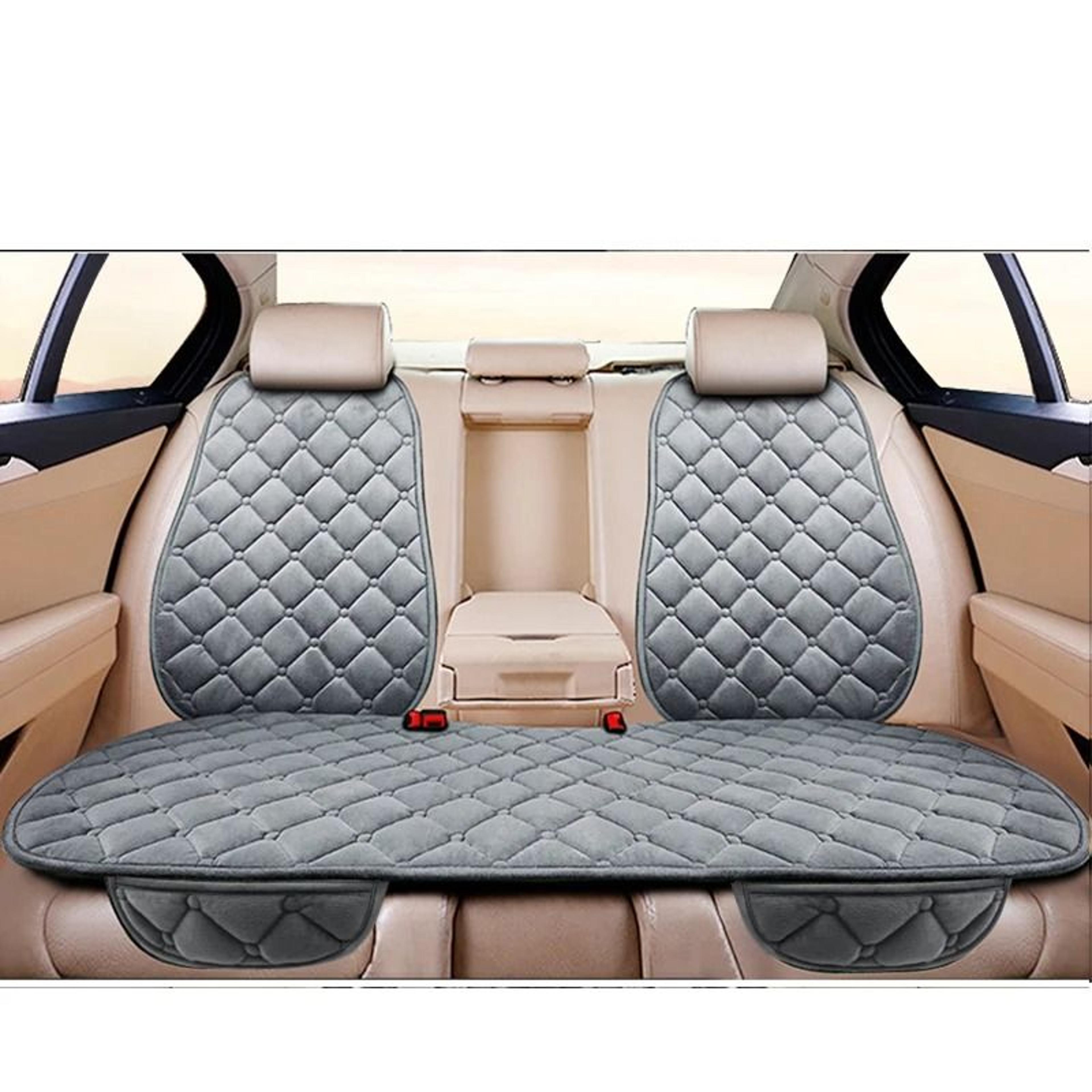 Car Seat Cover Protector Universal Winter Warm Seat Cushion Three Piece Set 5