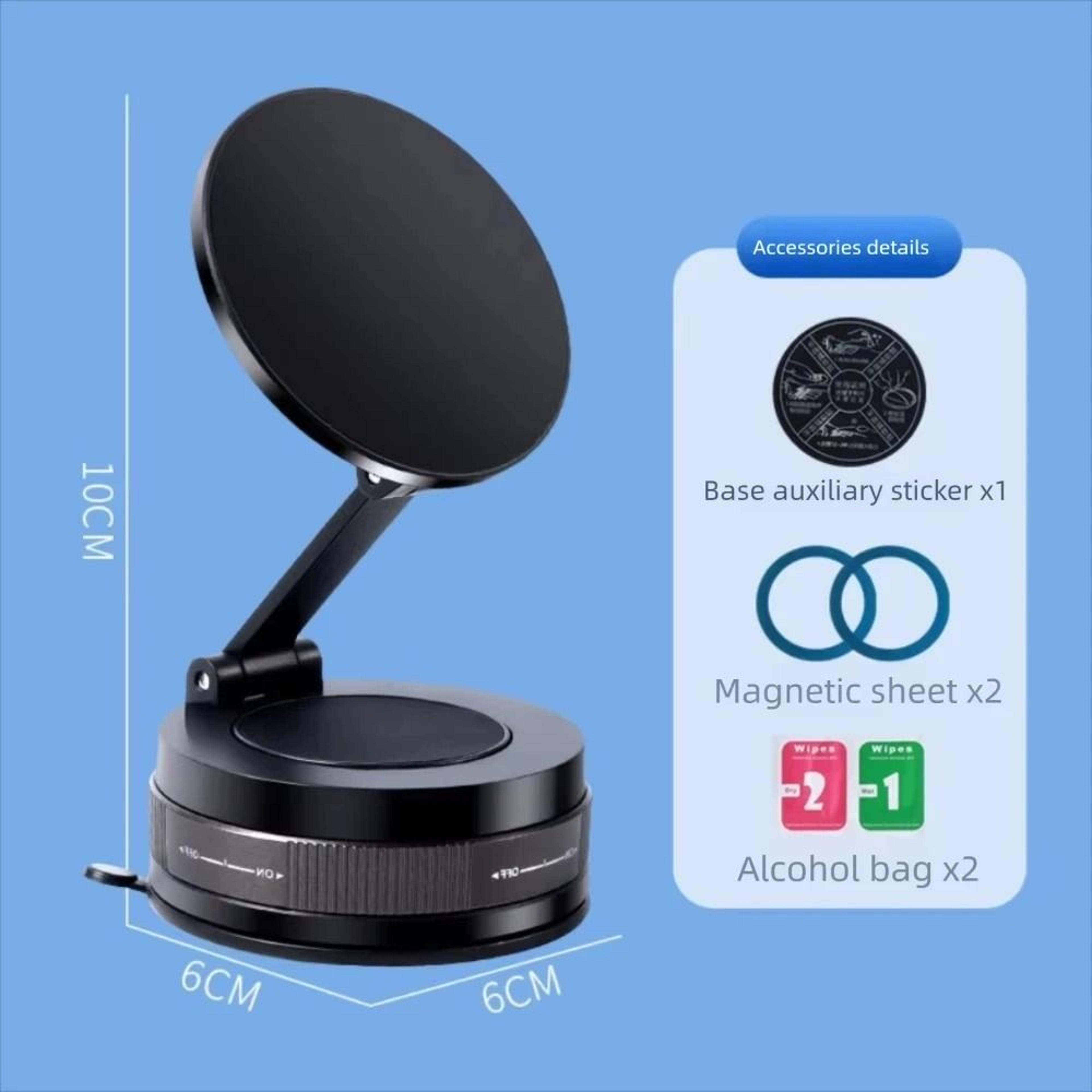 Vacuum Magnetic Phone Holder With Adjustable Suction Cup Stand 1