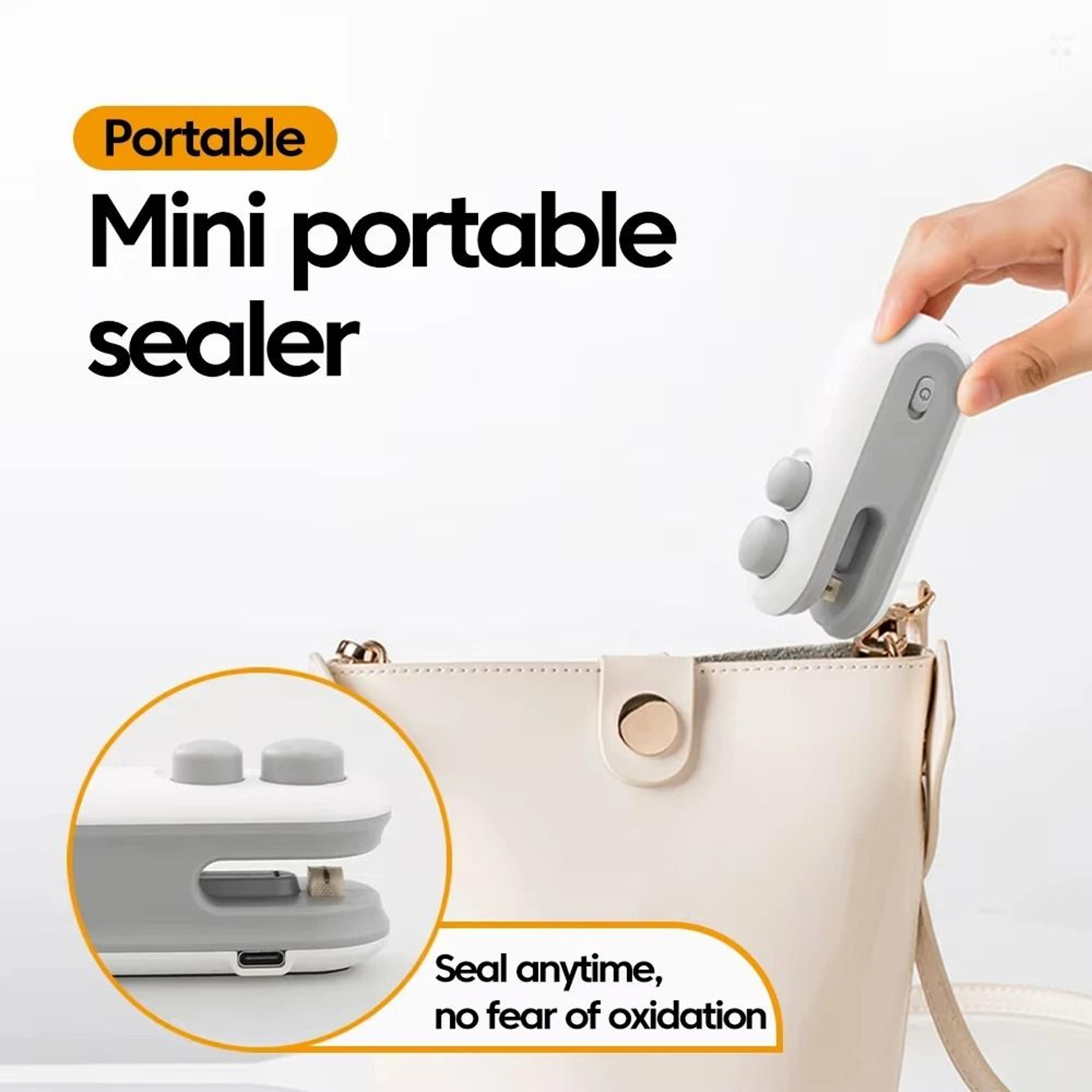 2 In 1 Portable USB Rechargeable Bag Sealing Machine For Snacks And Storage 5