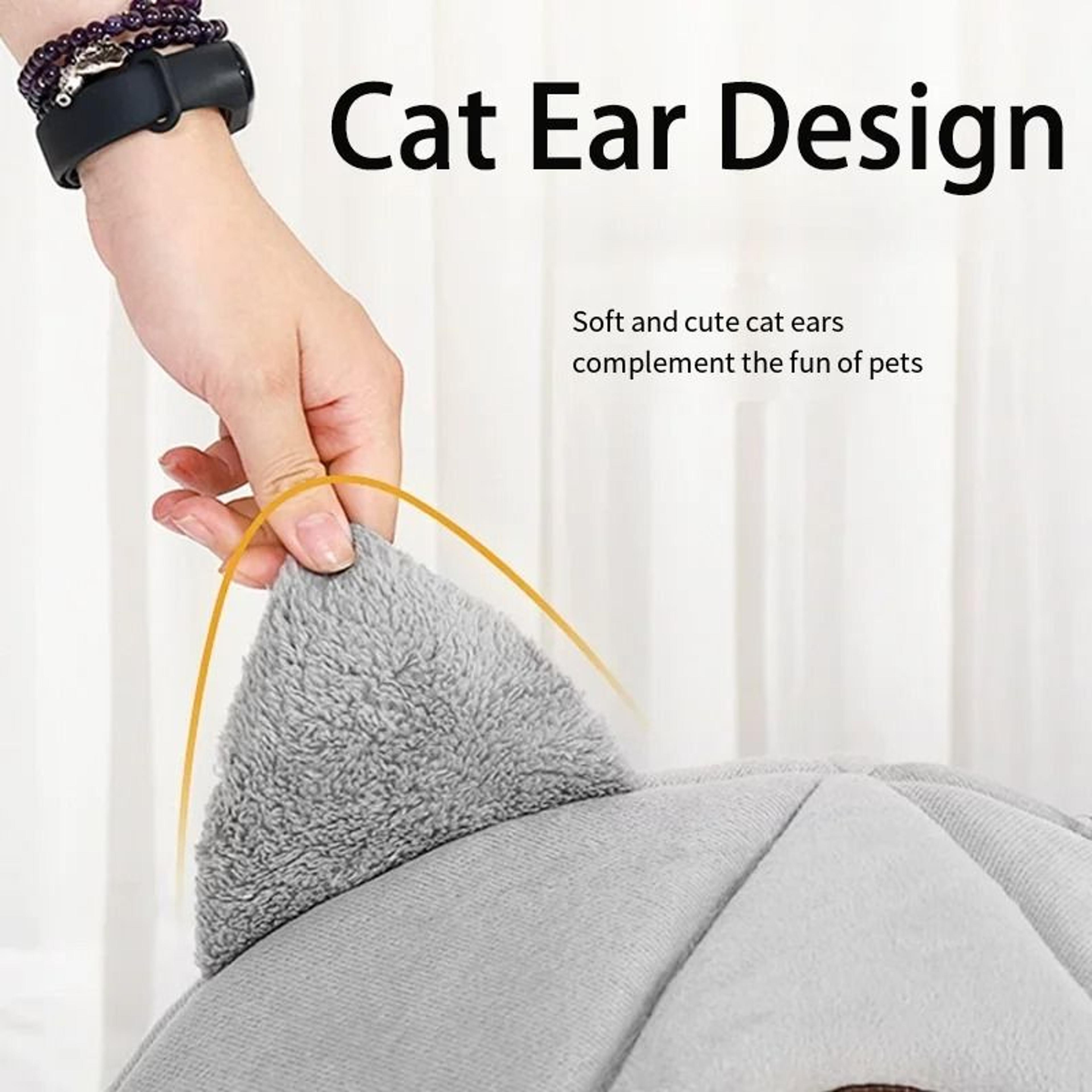 Warm Comfortable Cat House Hideaway Room For Indoor Pets 2