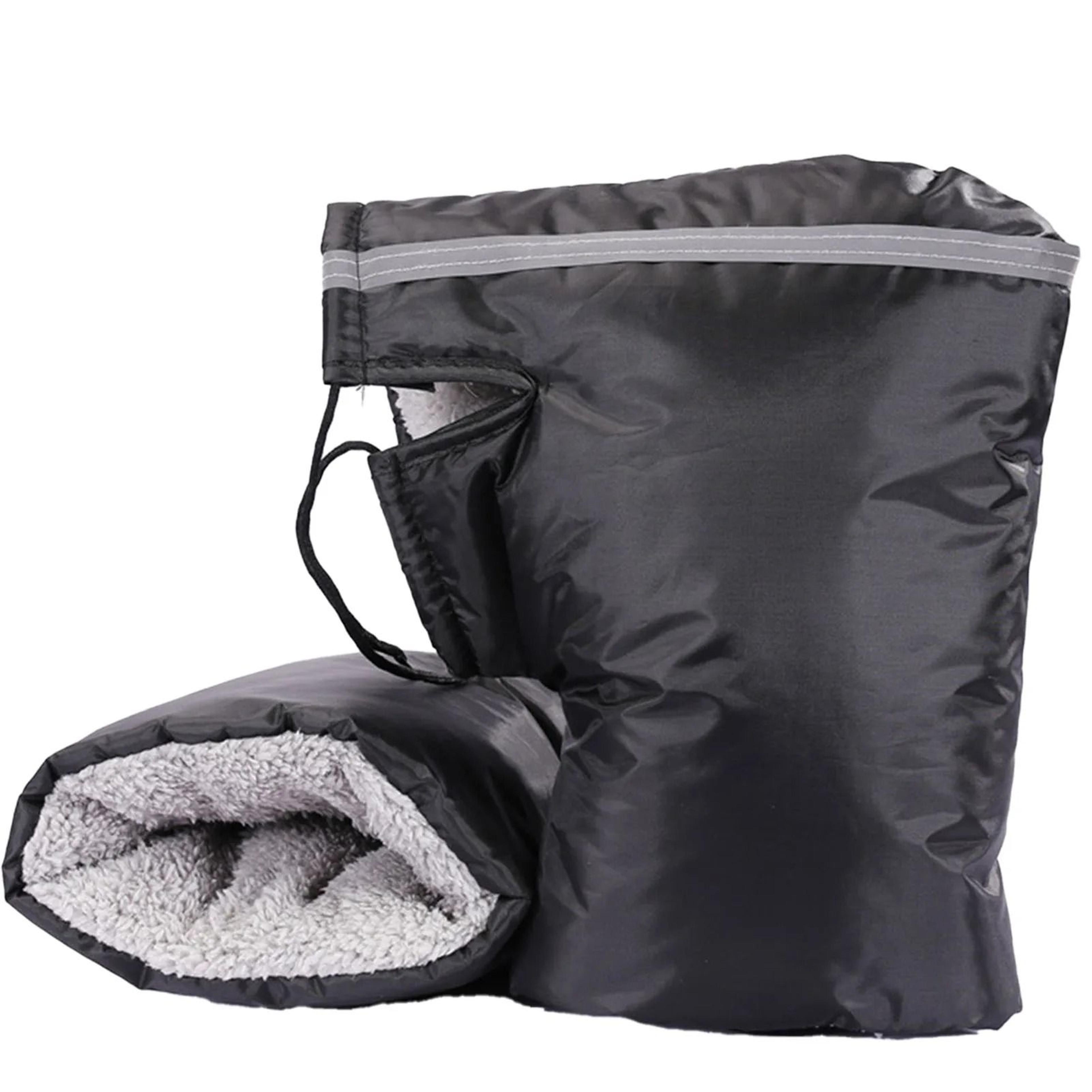 Winter Electric Bike Gloves Plush Handlebar Mittens Windproof Warm Cover For Bicycle Motorcycle 9