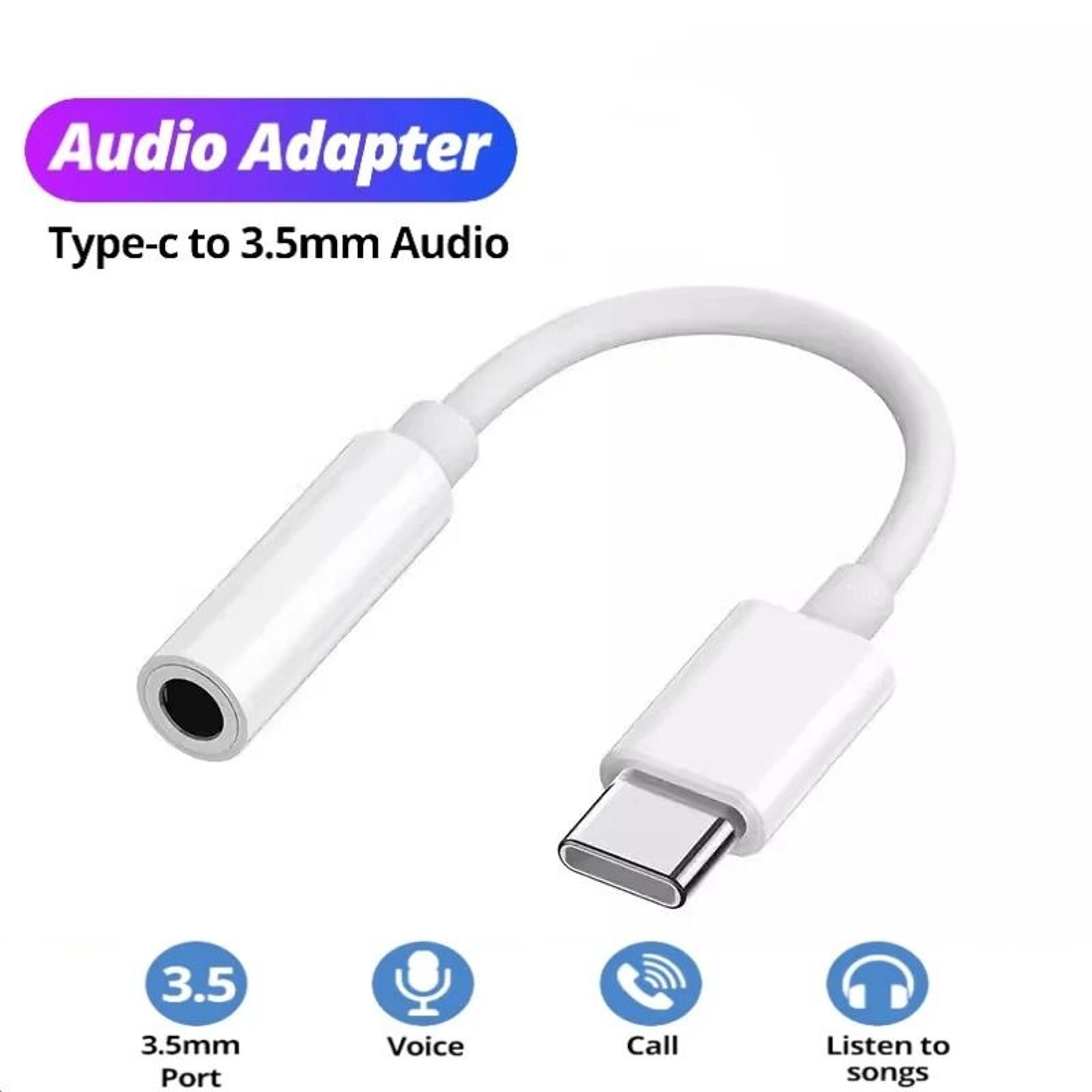 USB Type C To Audio Jack Adapter For Headphones And Earphones 0
