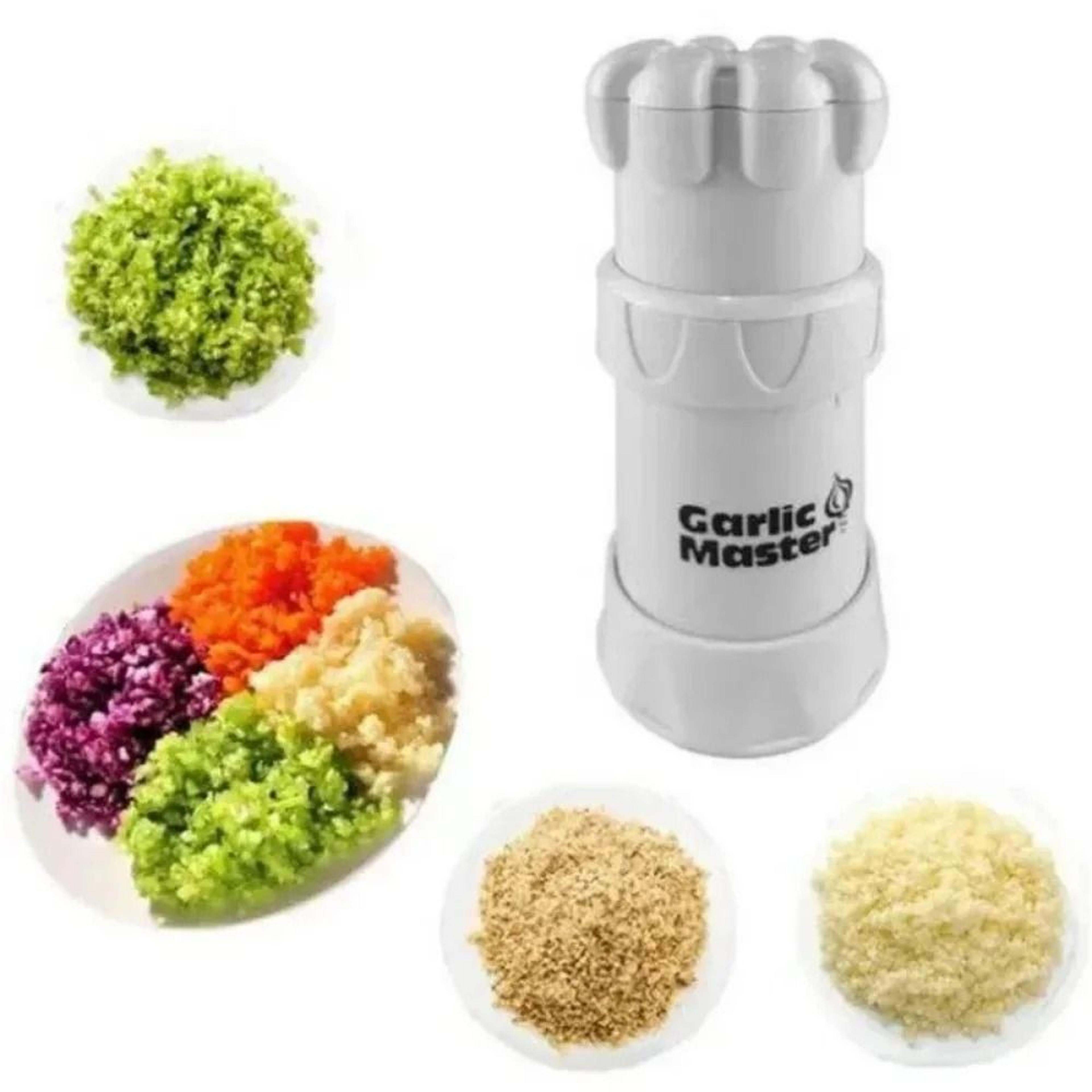 Wheel Type Garlic Press And Slicer Multi Functional Kitchen Tool 5