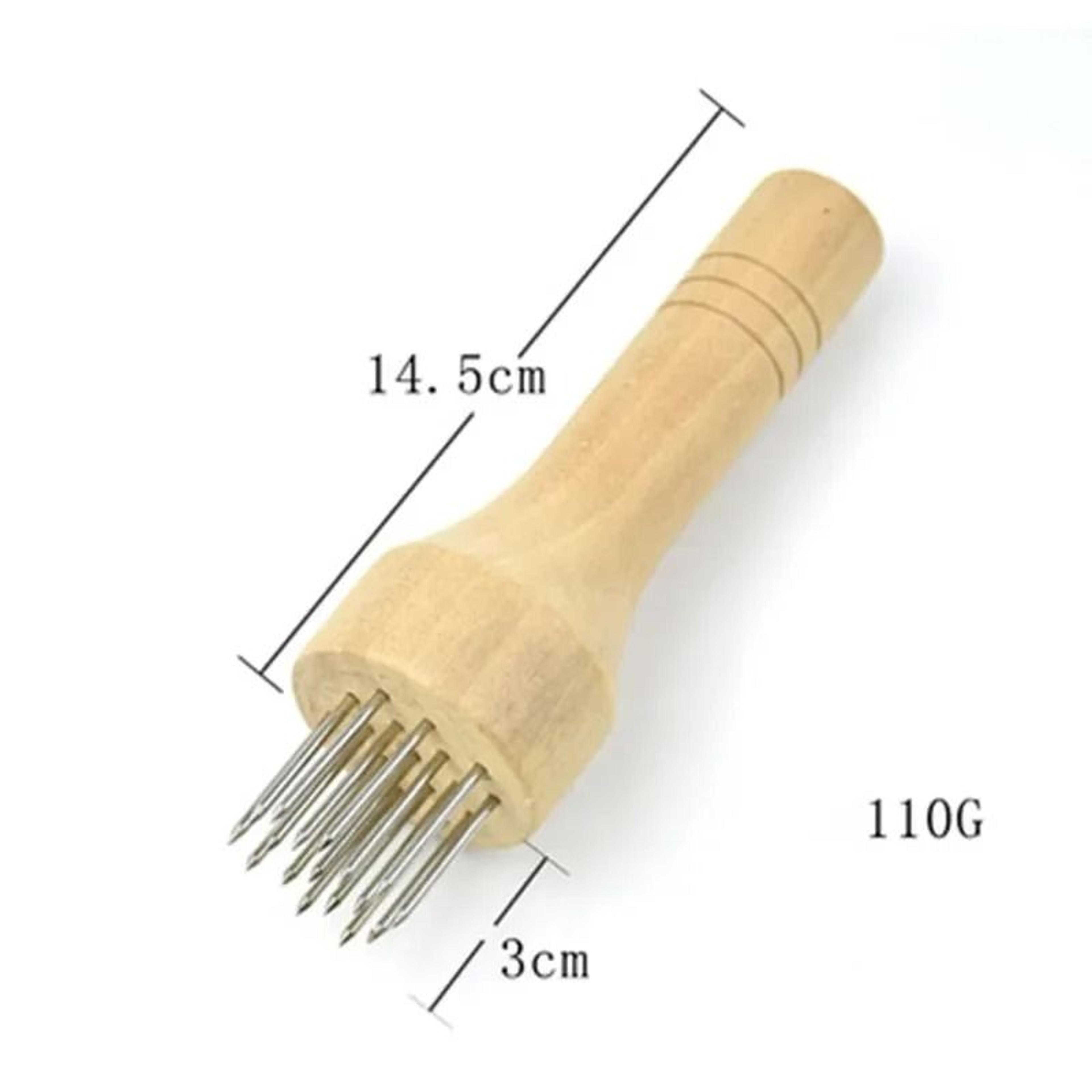 Stainless Steel Meat Tenderizer Needle With Wooden Handle 7