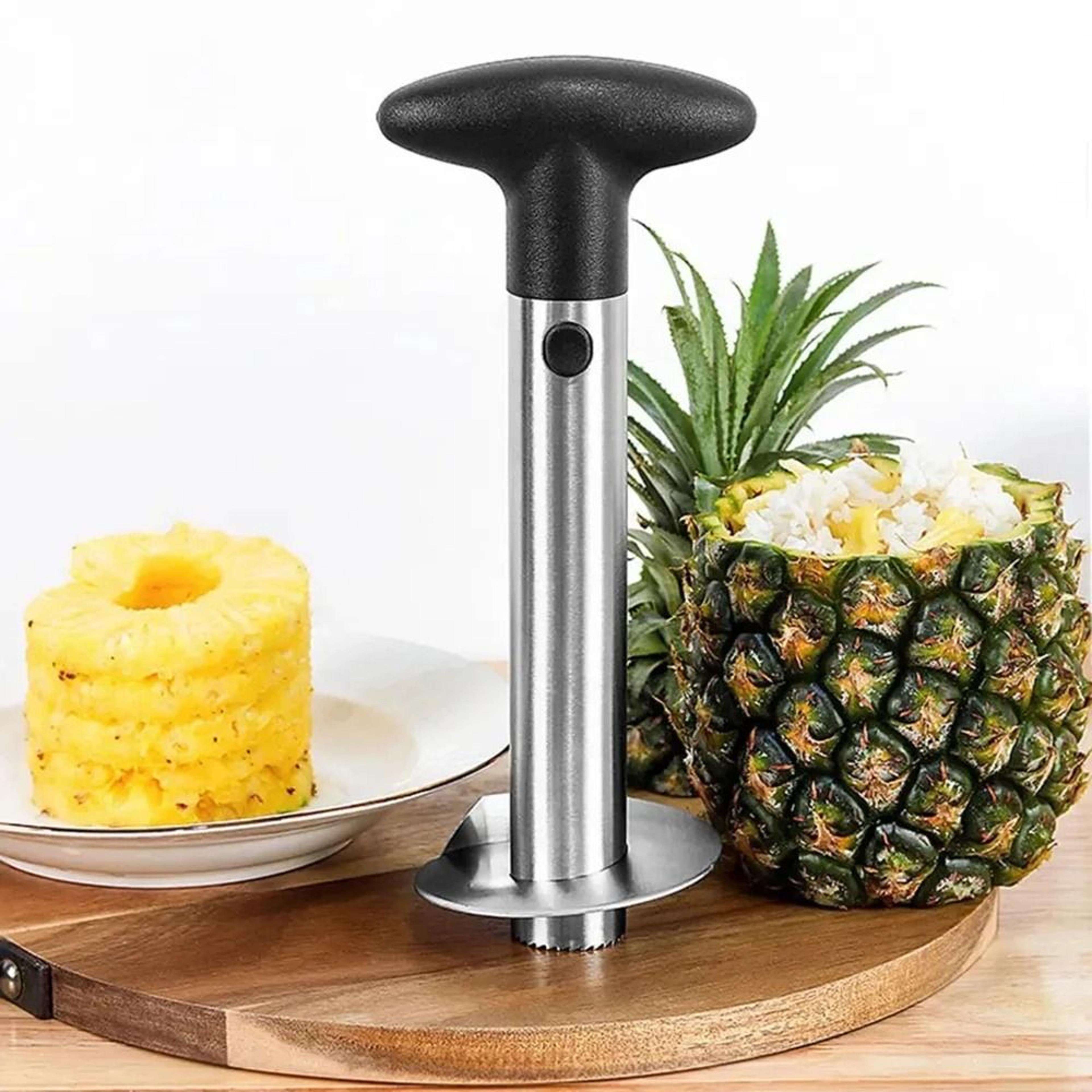 Stainless Steel Pineapple Corer And Slicer For Easy Fruit Prep 1