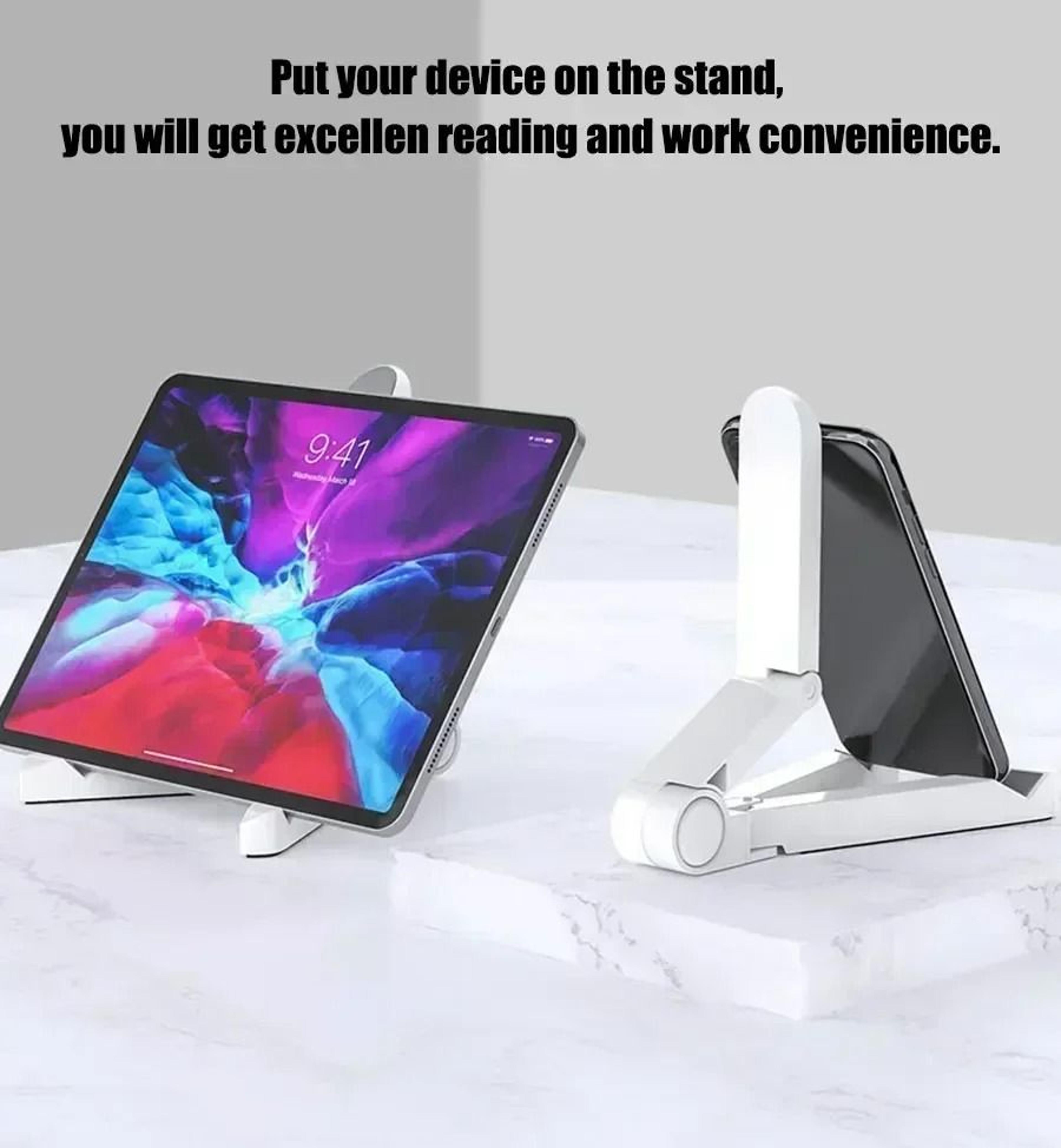 Foldable Universal Tablet And Phone Stand With Adjustable Angle 3