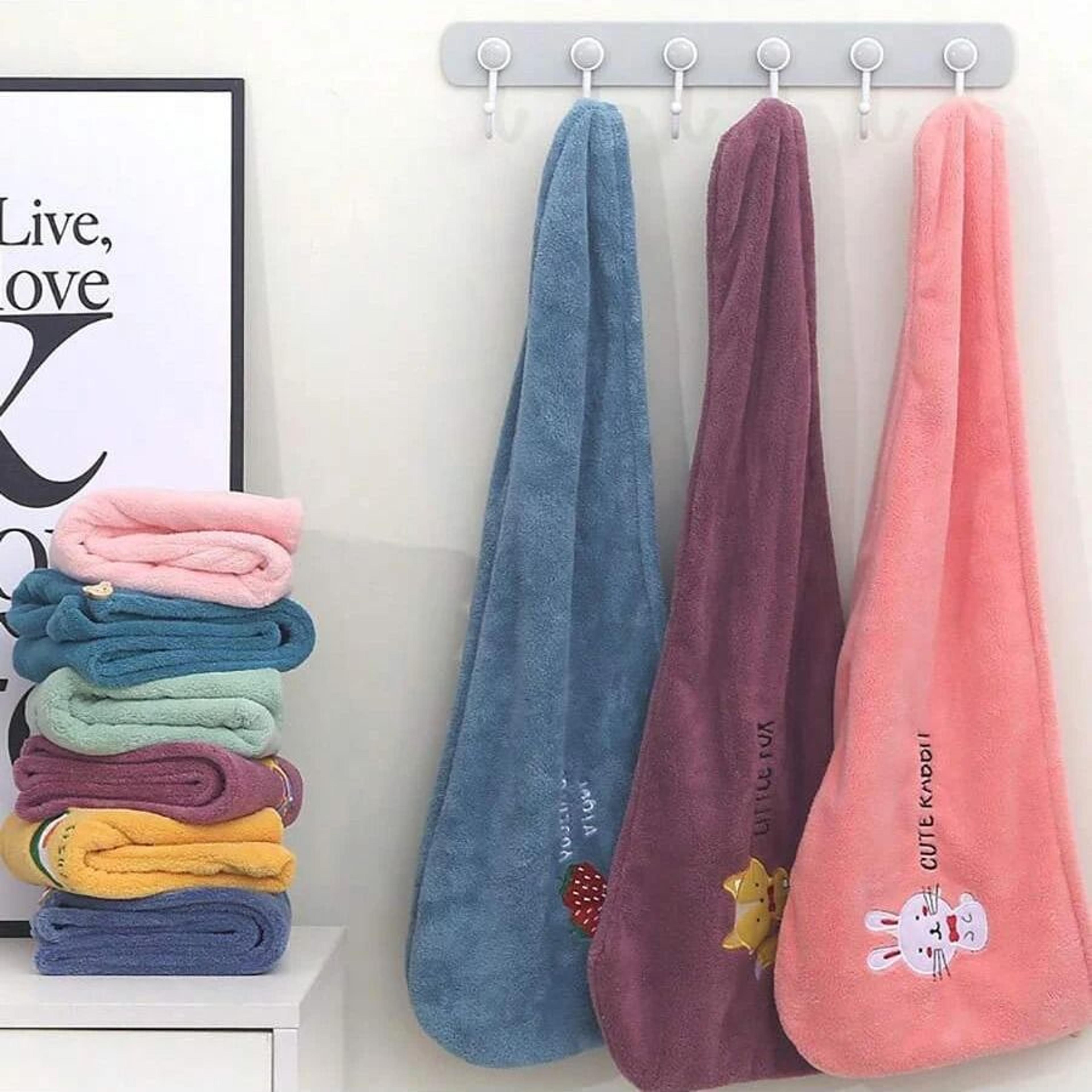 Soft Absorbent Hair Drying Cap 2