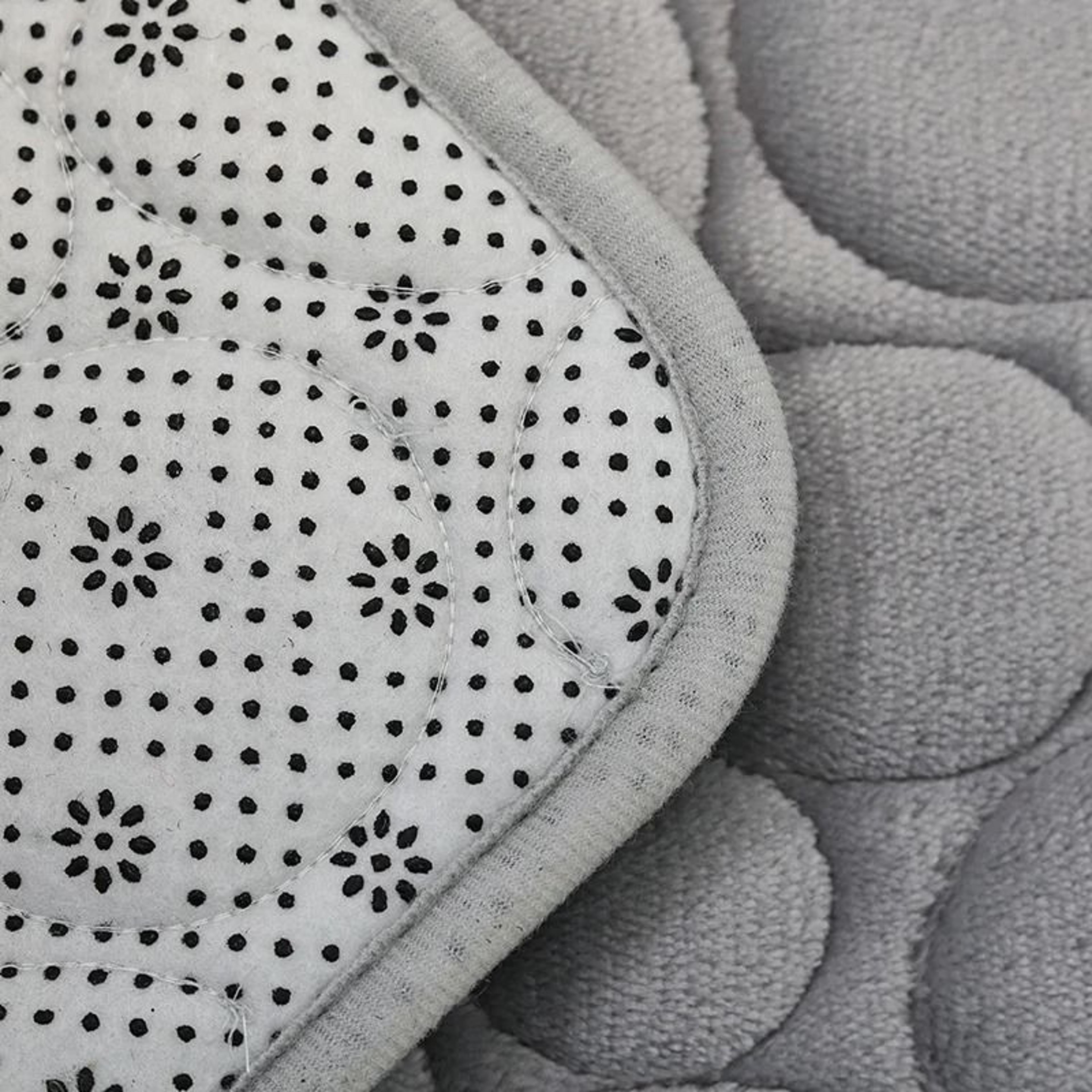 Stone Pattern Bathroom Mat Set 4