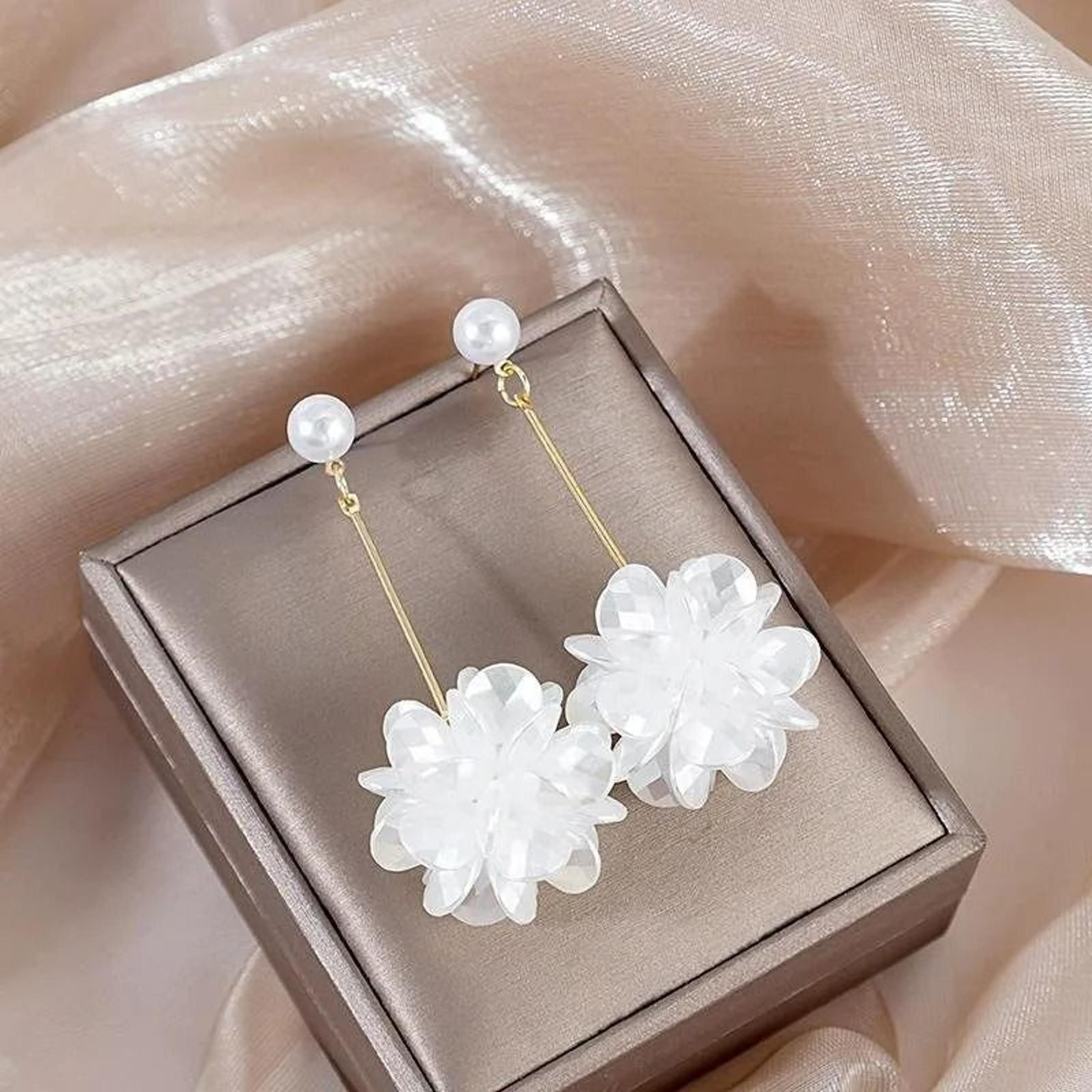 Chic Shell Drop Tassel Earrings 7