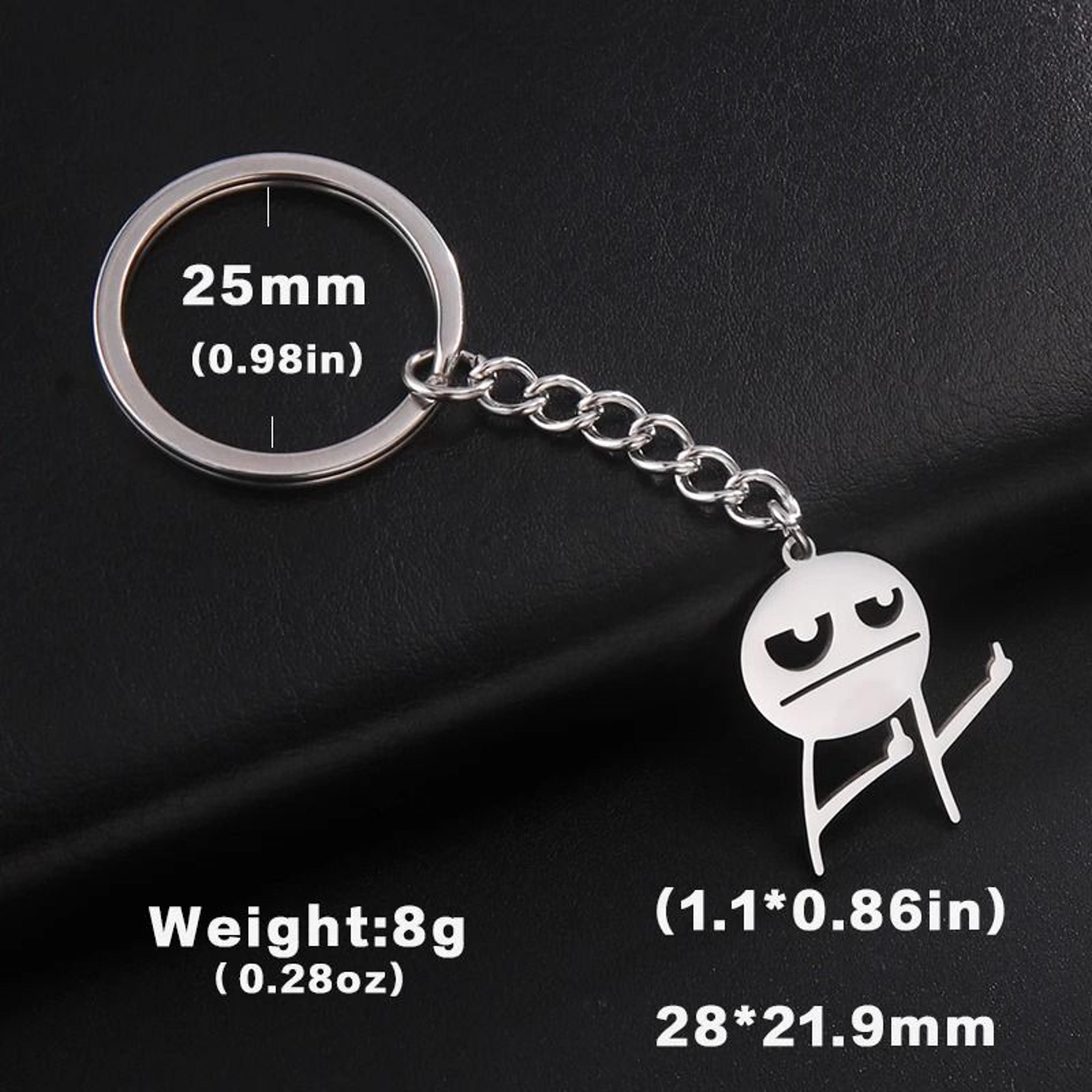 Funny Stickman Keychain Set 10