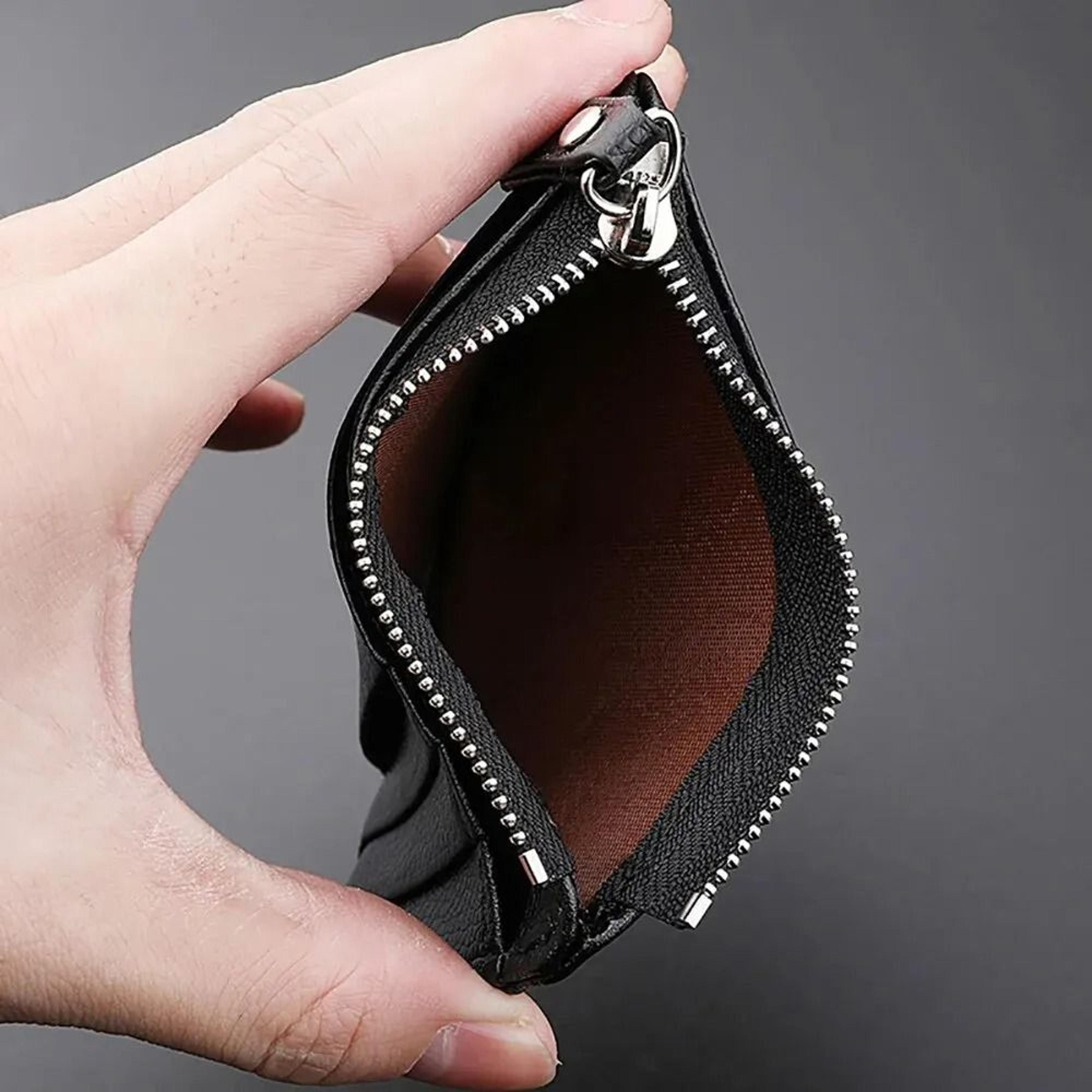 Mens Mini Credit Card Wallet And Coin Sleeve 3