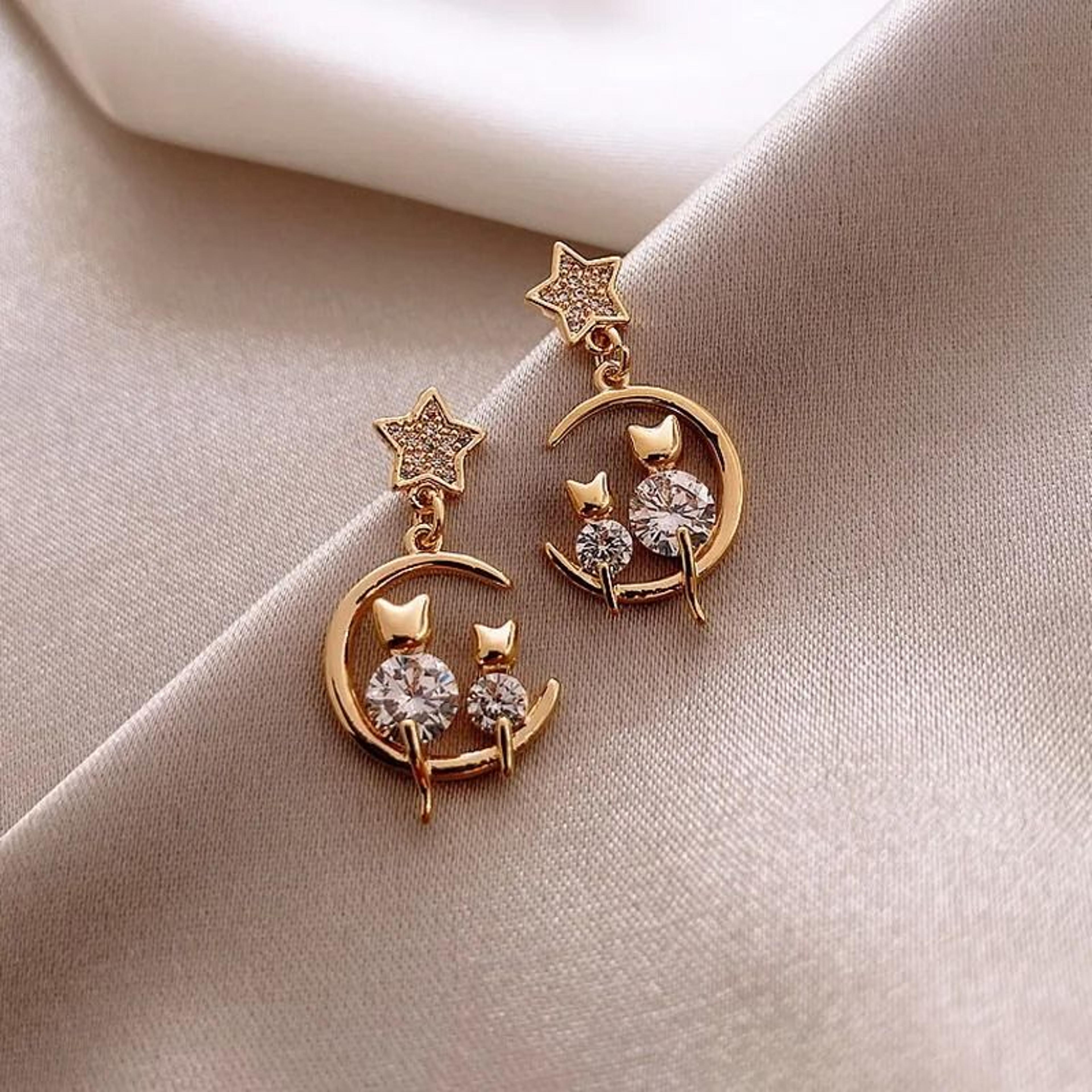 Cute Animal Stud Earrings For Women With Pearl And Rhinestone Accents 1