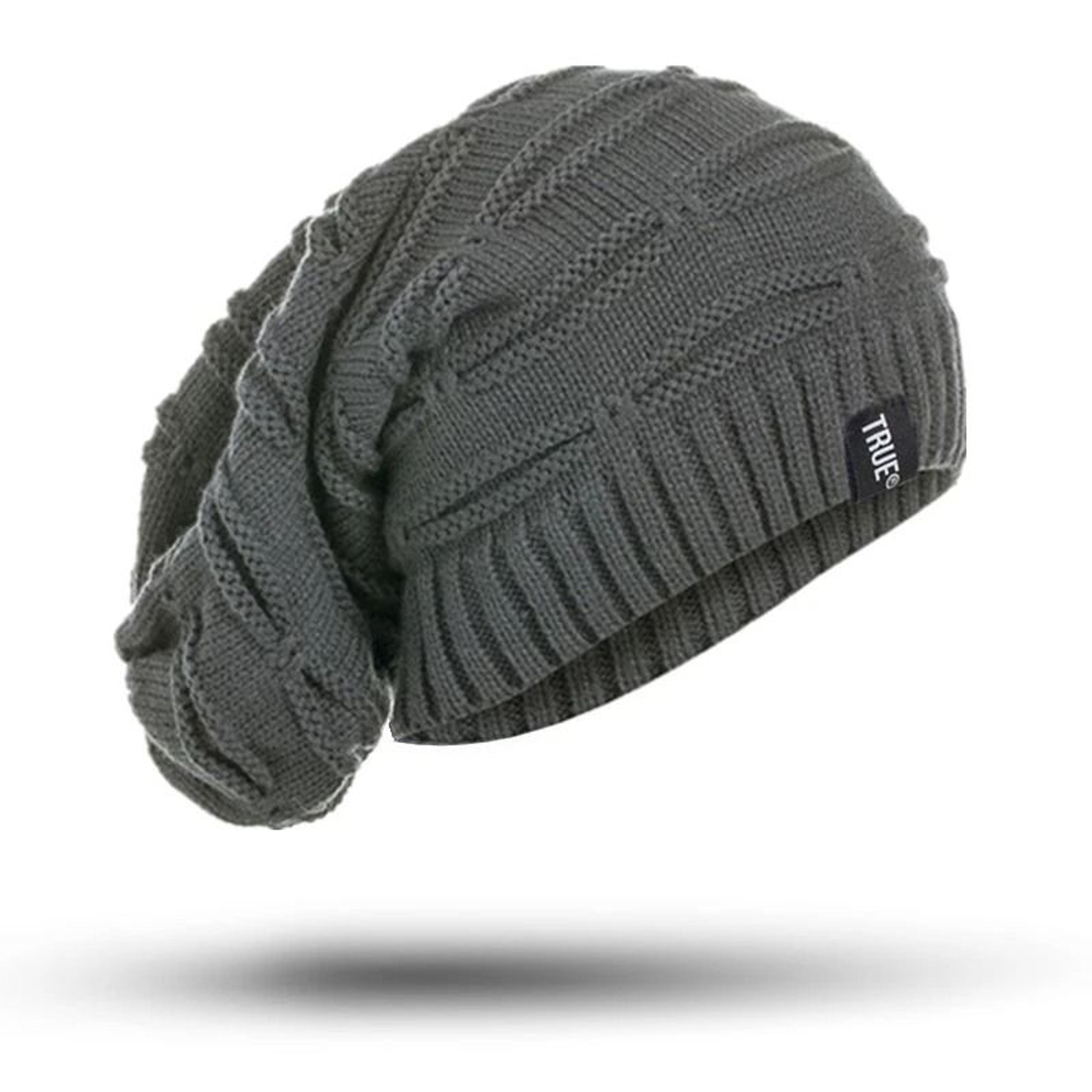 Unisex Letter Label Knitted Winter Beanie Hat 9