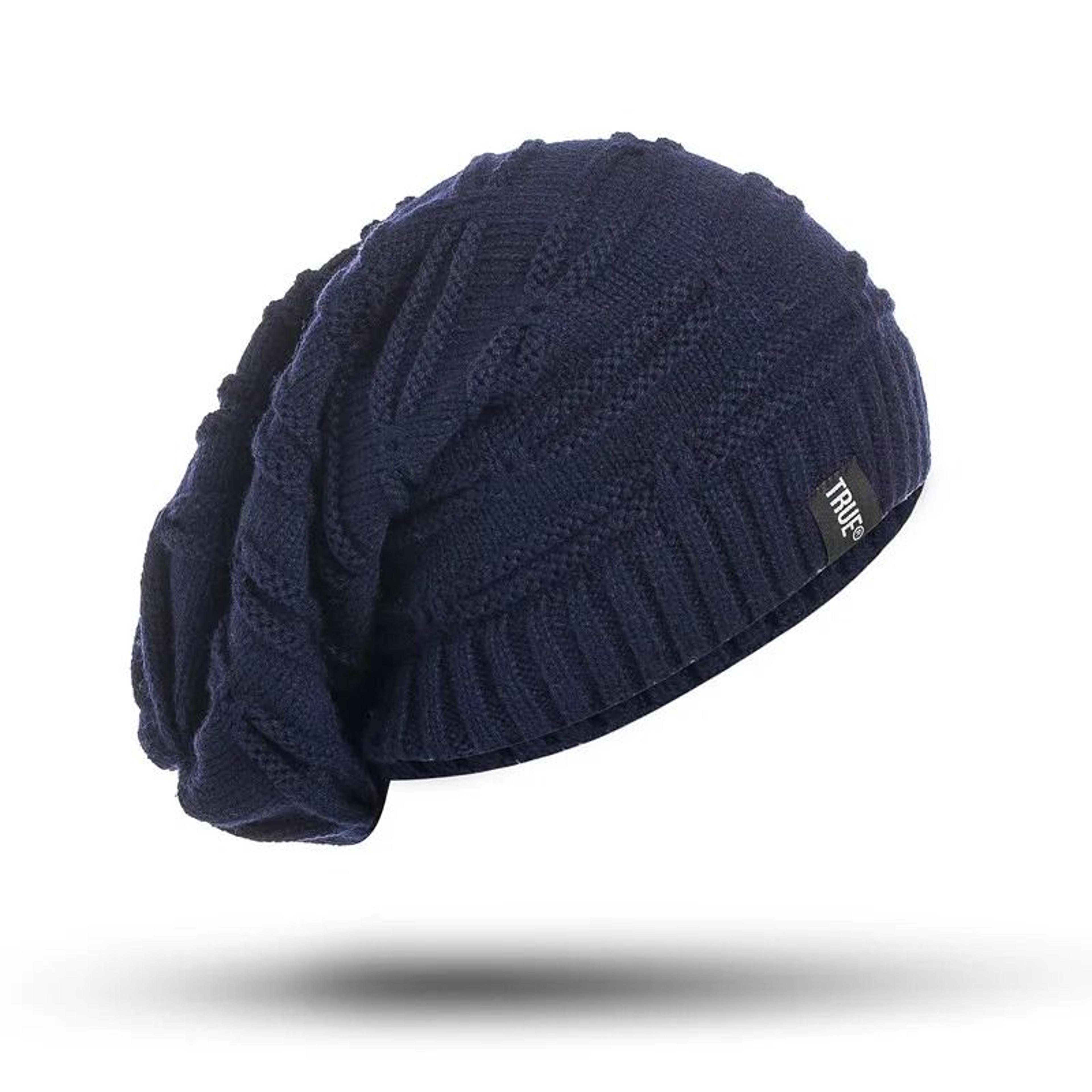 Unisex Letter Label Knitted Winter Beanie Hat 8