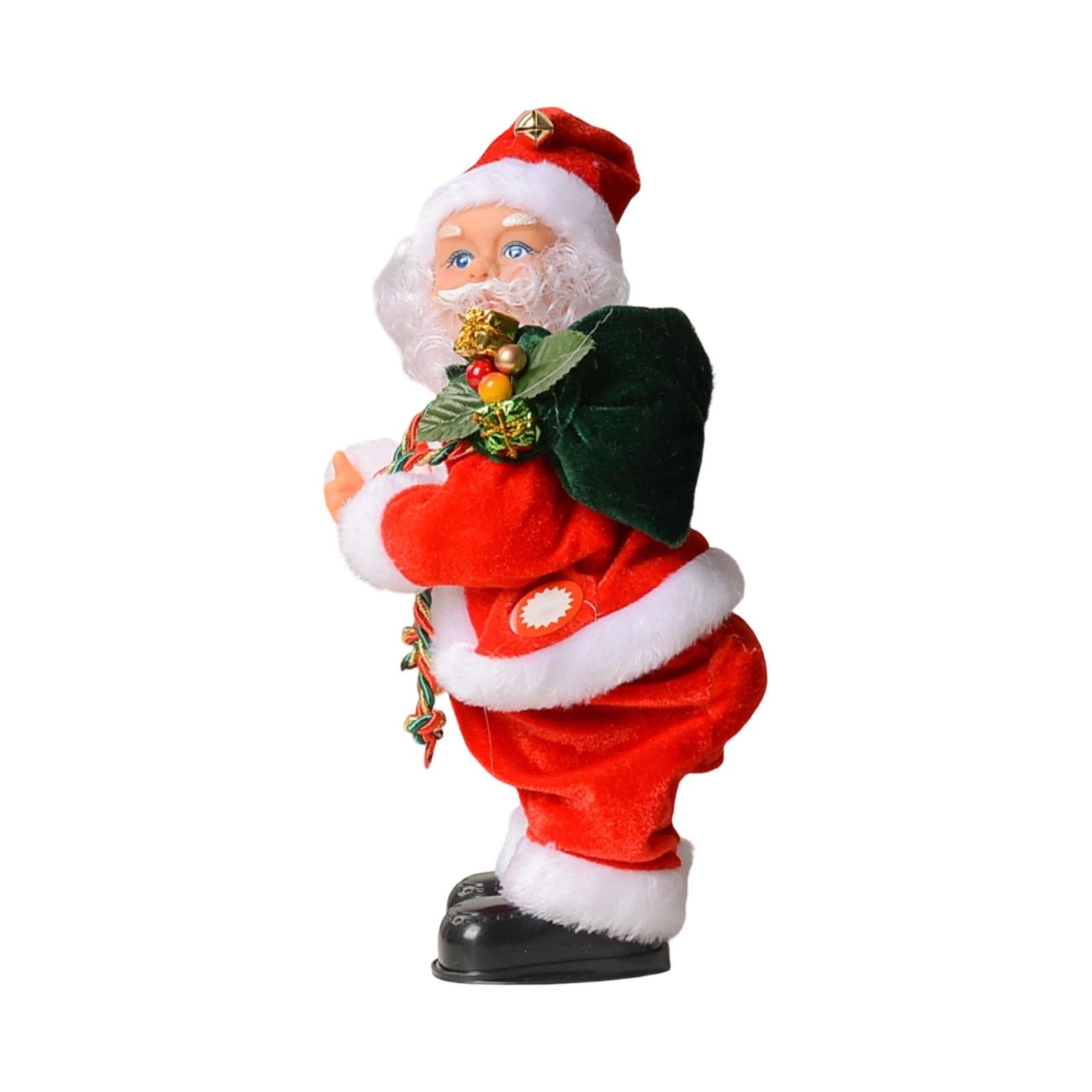 Creative Electric Santa Claus Plush Holiday Decoration 3