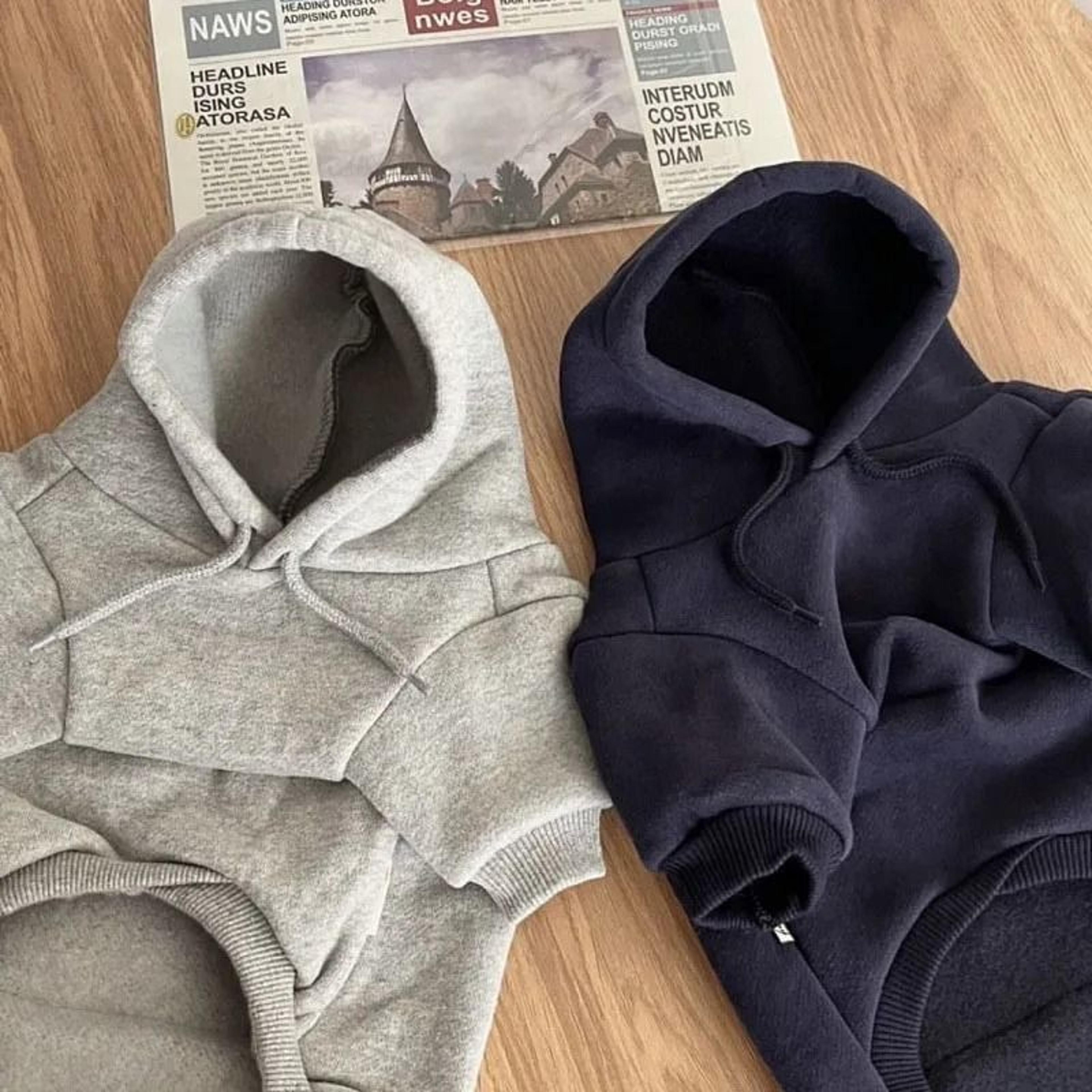 Winter Plush Hoodie For Dogs Warm Cozy Fashion Hoodie For Cold Weather 2