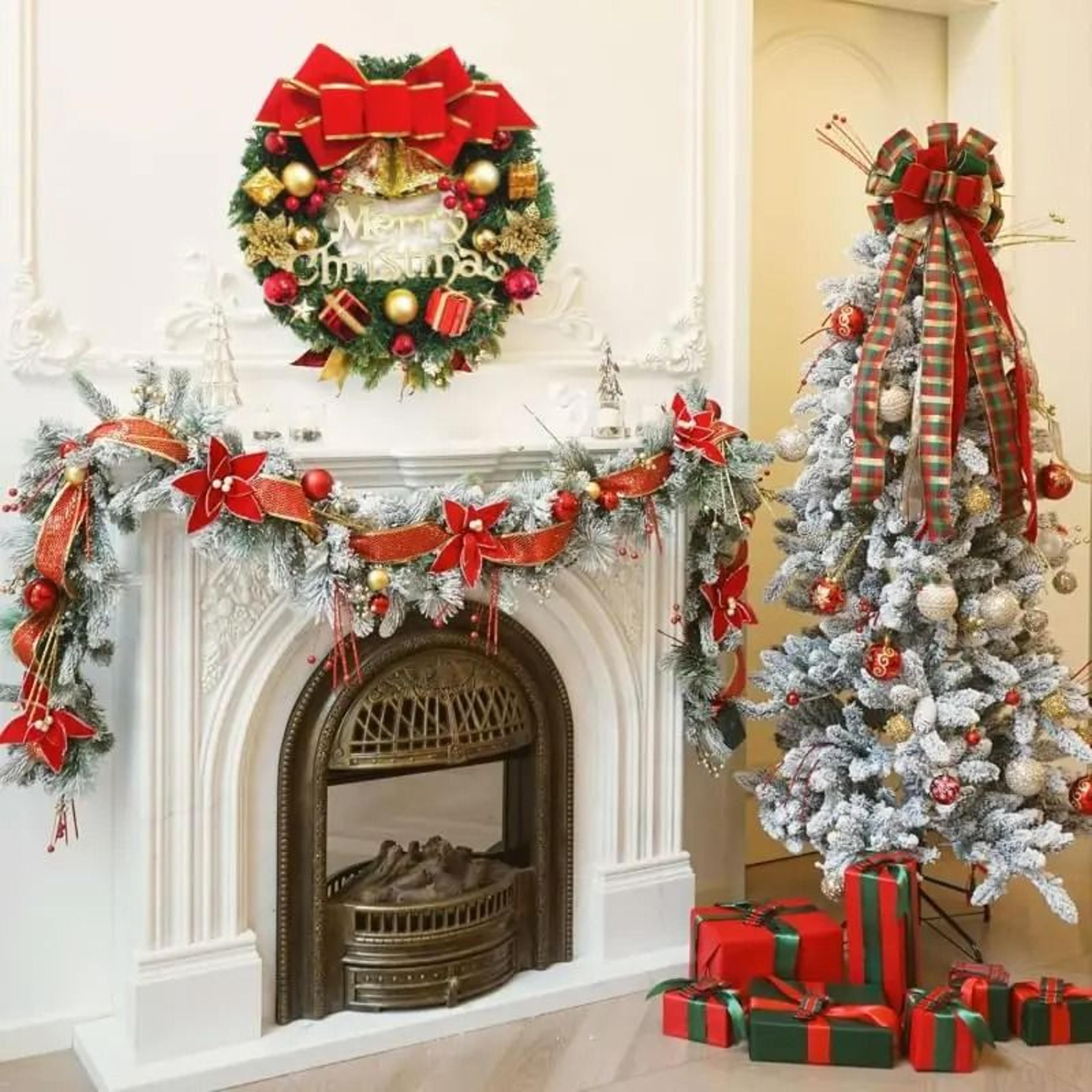 Handmade Christmas Wreath For Elegant Holiday Home Decor 2