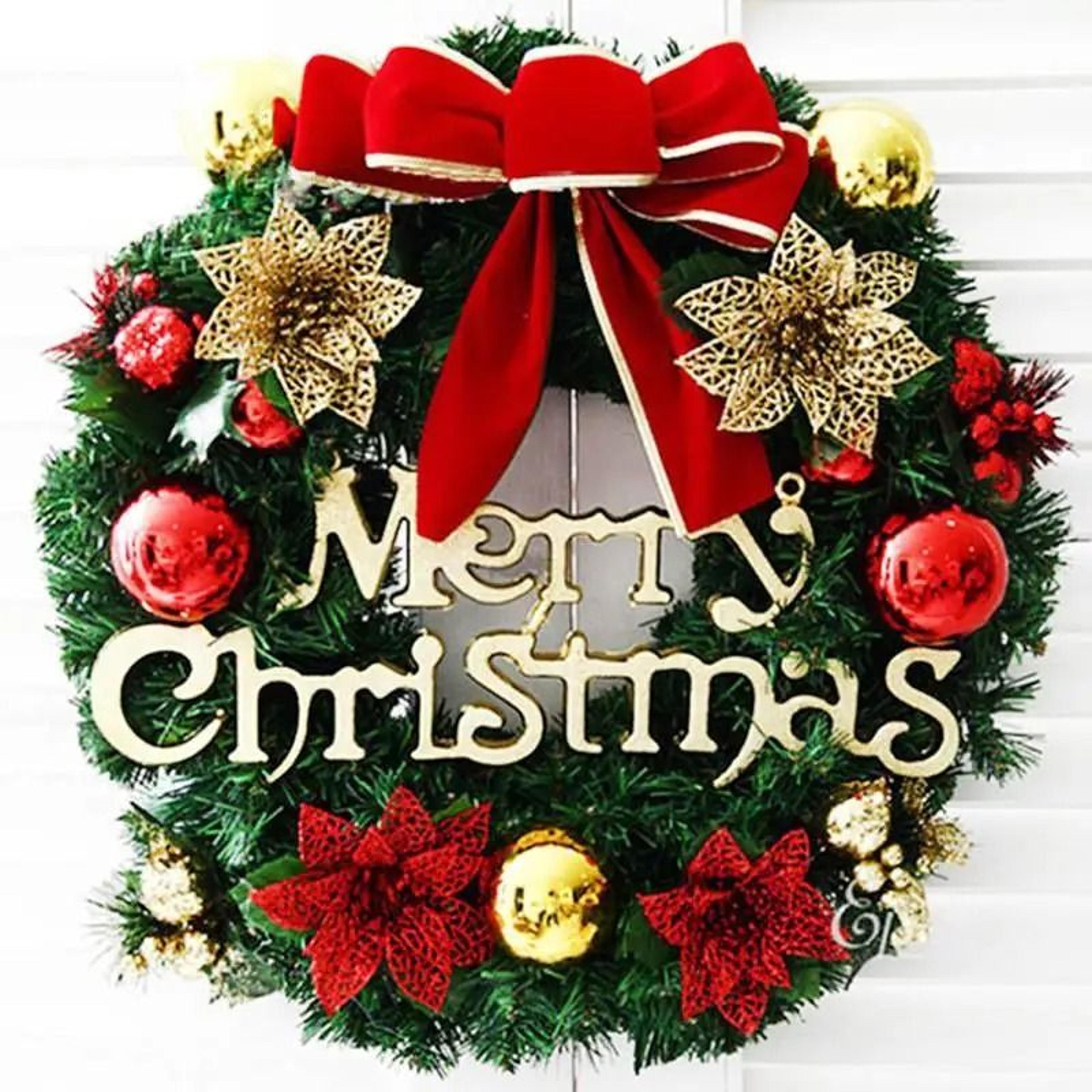 Handmade Christmas Wreath For Elegant Holiday Home Decor 9