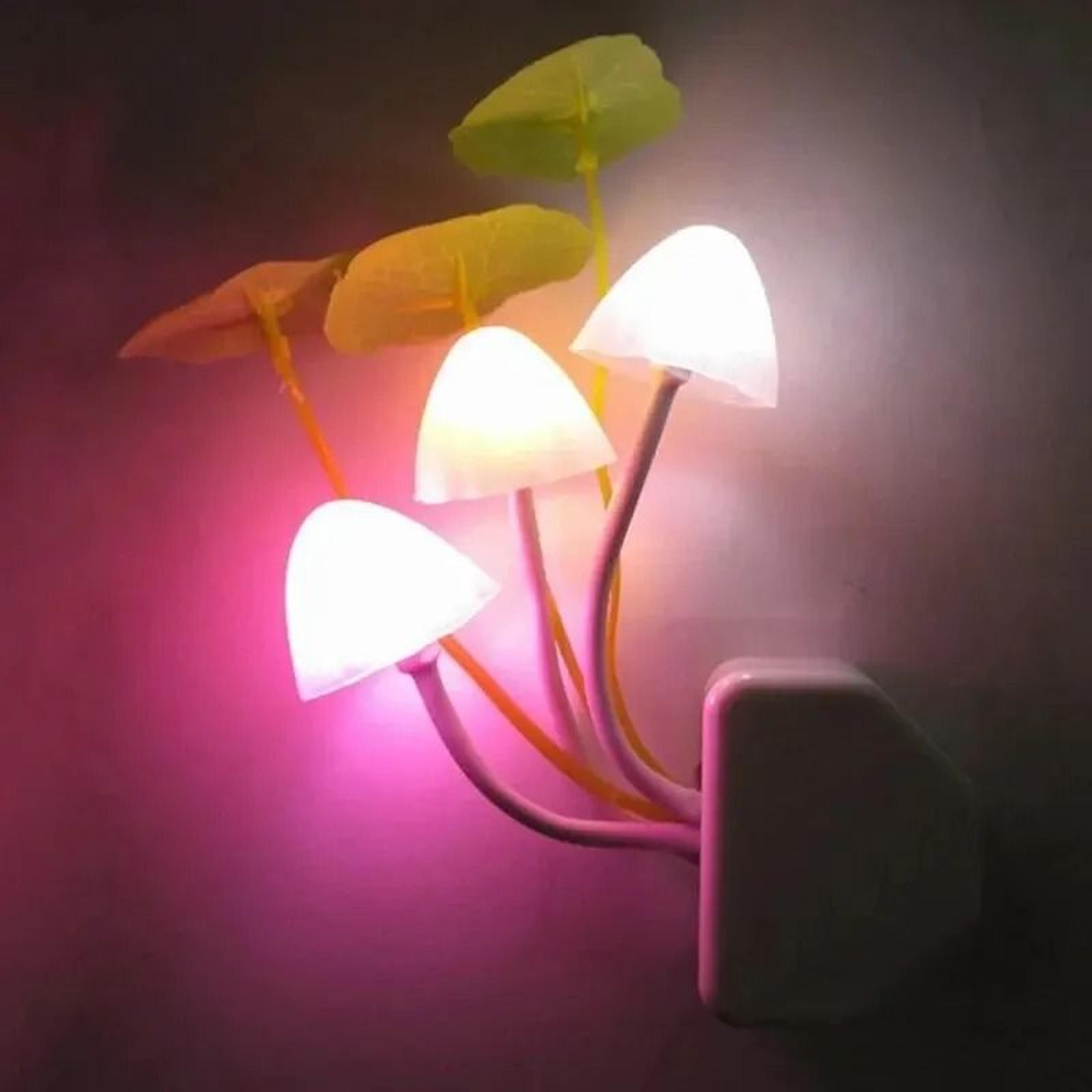 Mushroom Night Light With Soft LED Glow And Automatic Sensor 1