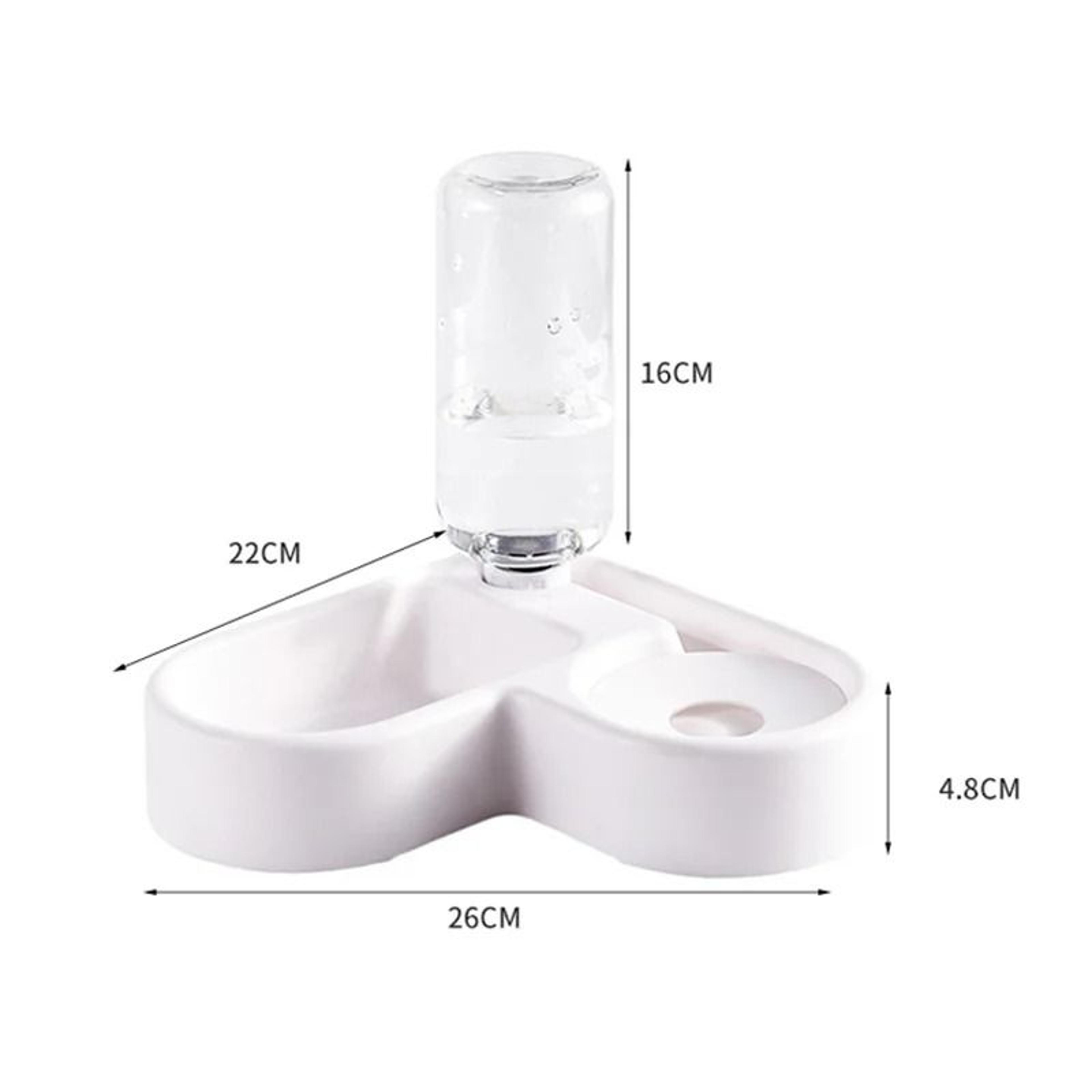 Automatic Drinking And Feeding Pet Bowl With Moisture Proof Water Dispenser 5