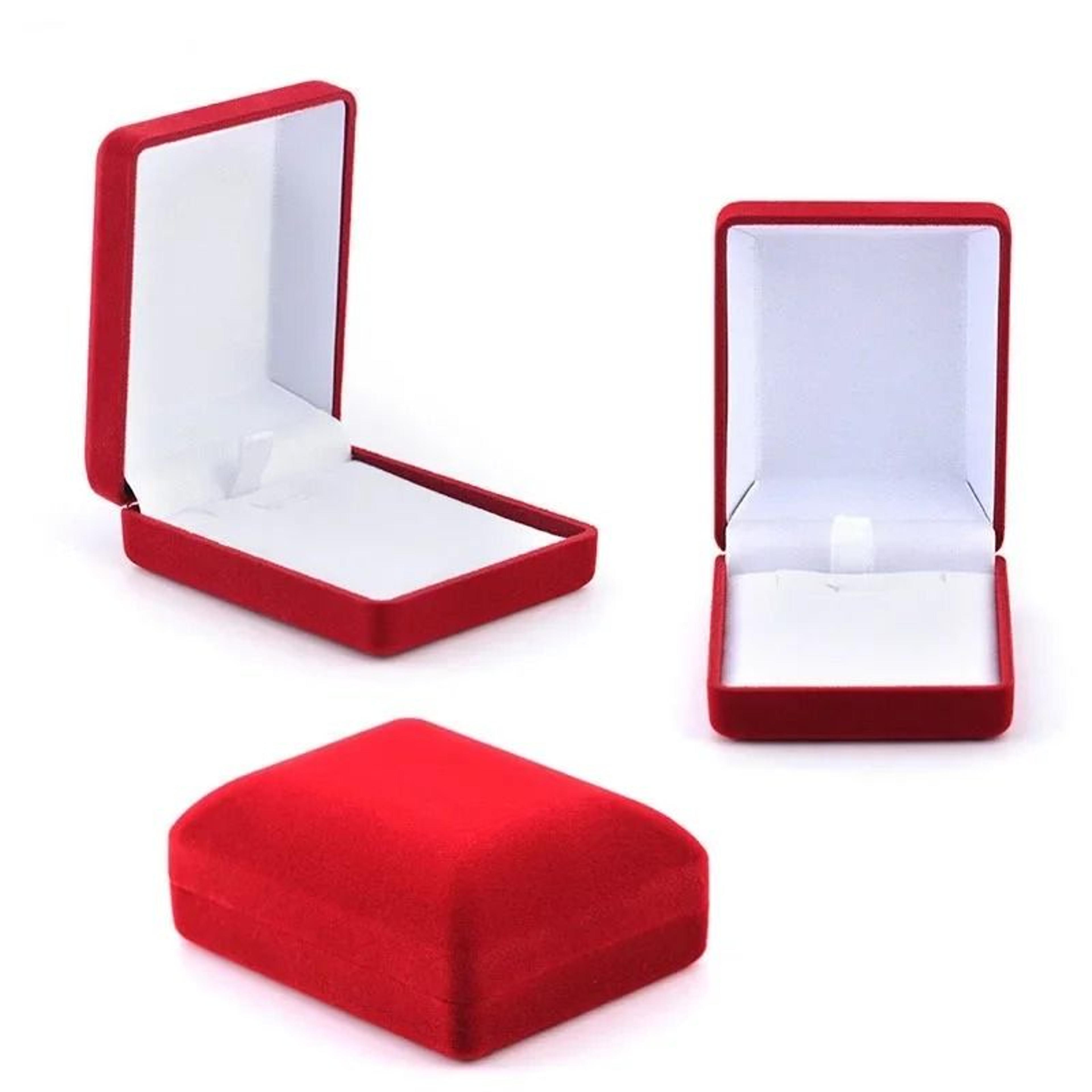 Velvet Jewelry Box For Necklace Or Pendant Elegant Gift Packaging 2